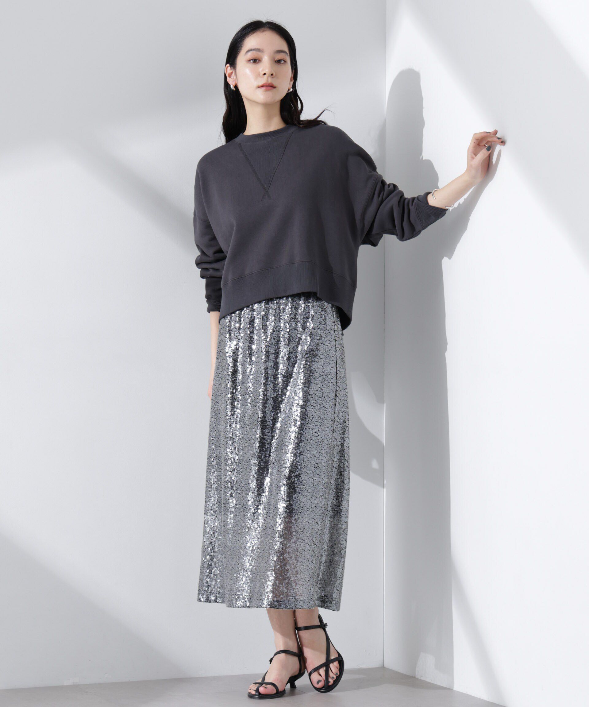 nano･universe「ワイドスリーブスウェットトップス」|Tシャツ・カットソー|