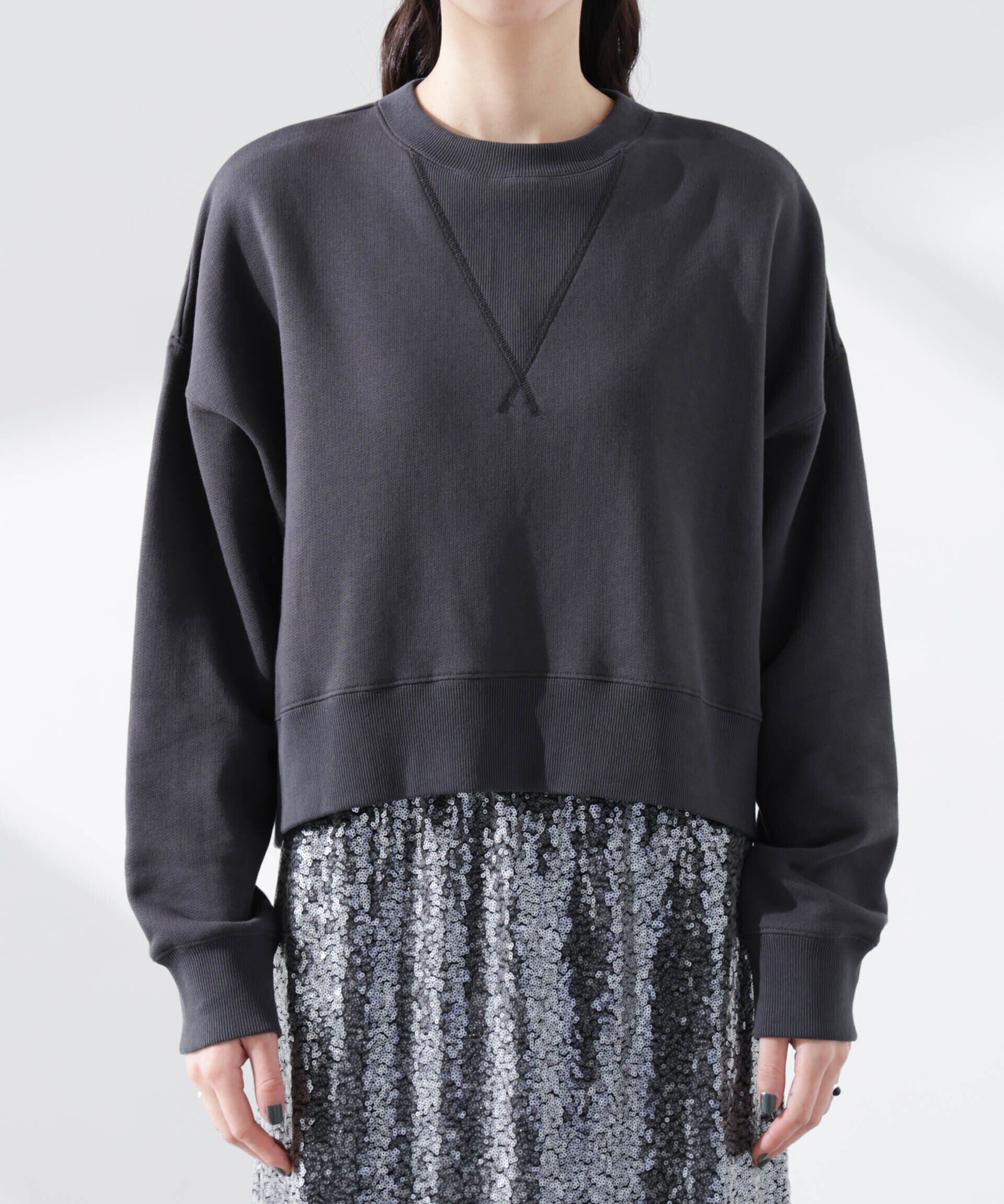 nano･universe「ワイドスリーブスウェットトップス」|Tシャツ・カットソー|