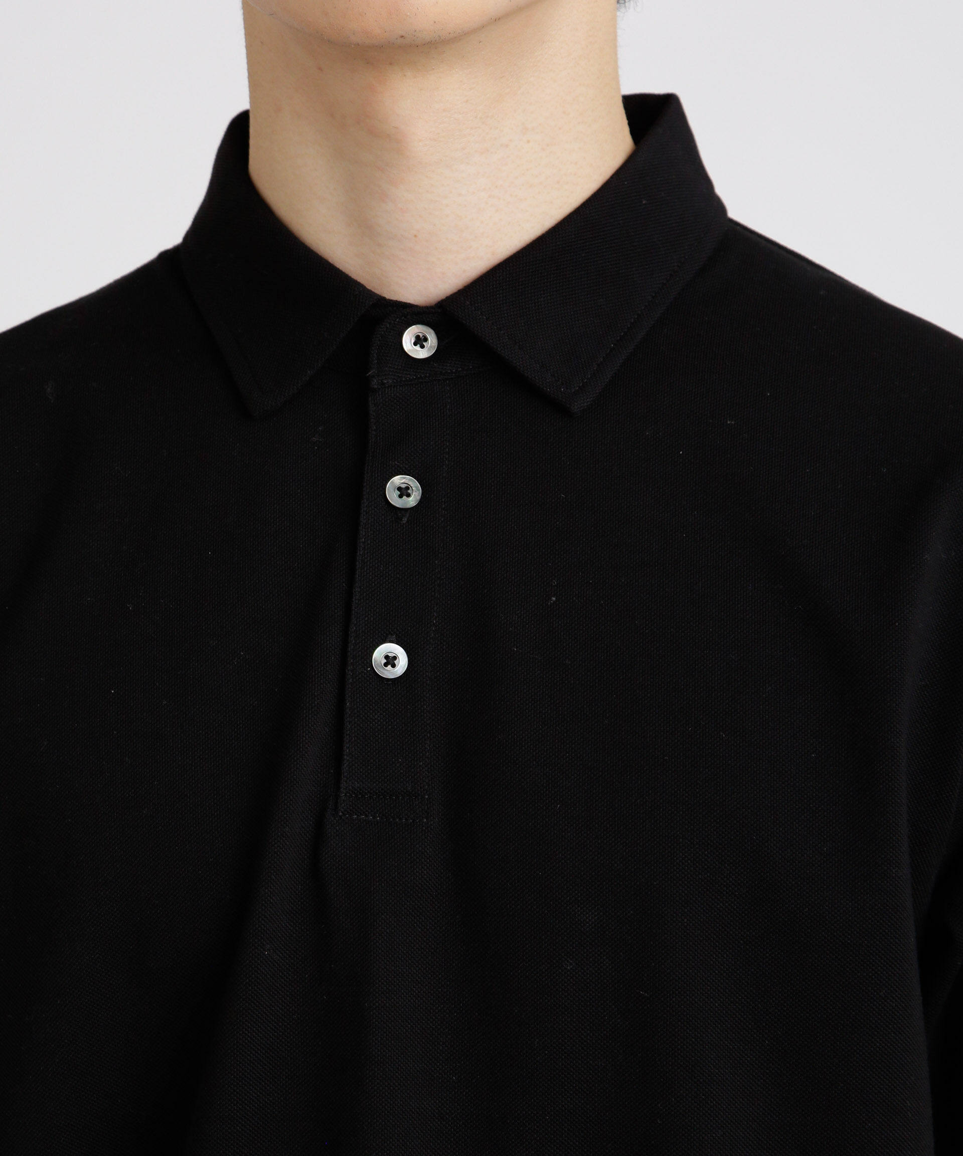 nano･universe「アンチスメル 鹿の子ポロ 半袖」|Tシャツ・カットソー|