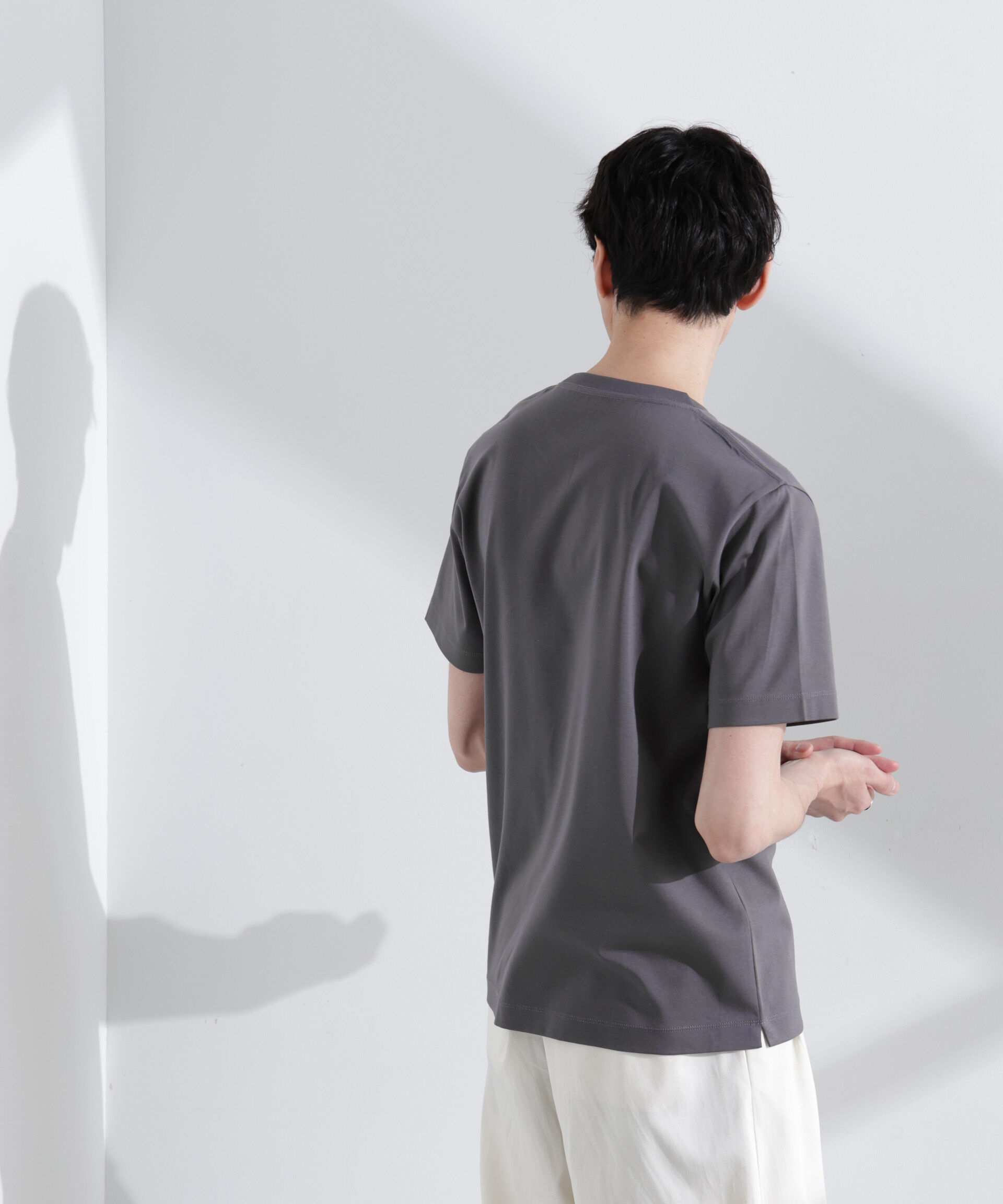  「アンチスメル クルーネックTシャツ 半袖」|Tシャツ・カットソー|