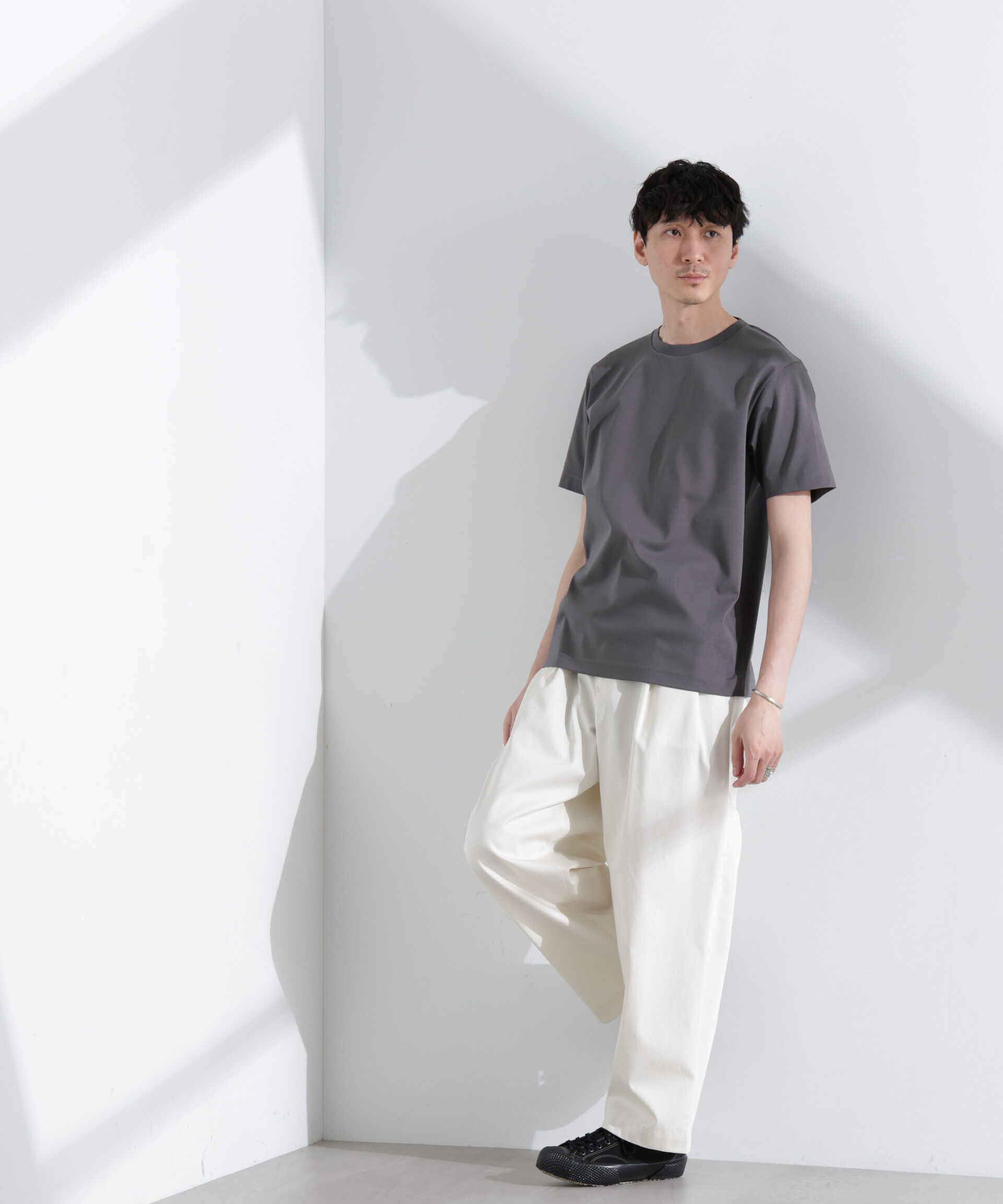  「アンチスメル クルーネックTシャツ 半袖」|Tシャツ・カットソー|