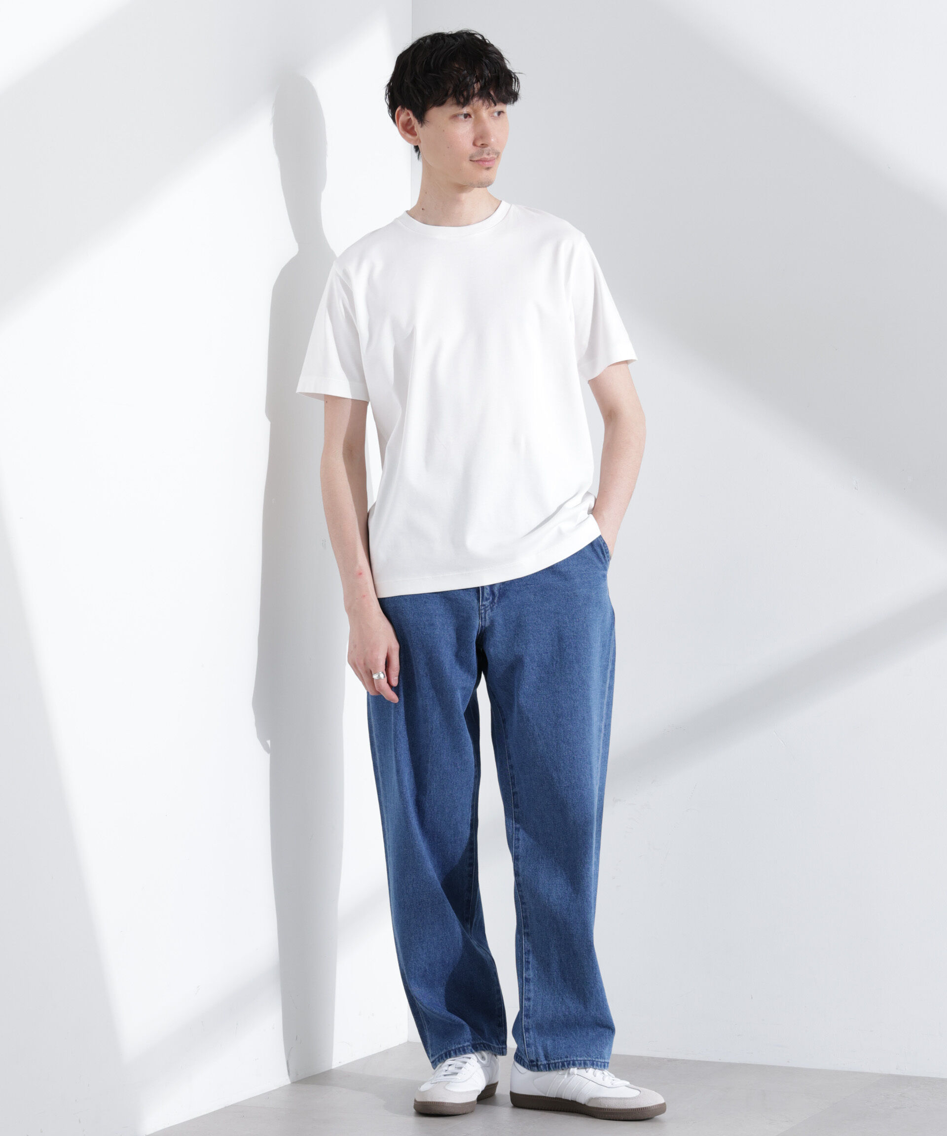  「アンチスメル クルーネックTシャツ 半袖」|Tシャツ・カットソー|