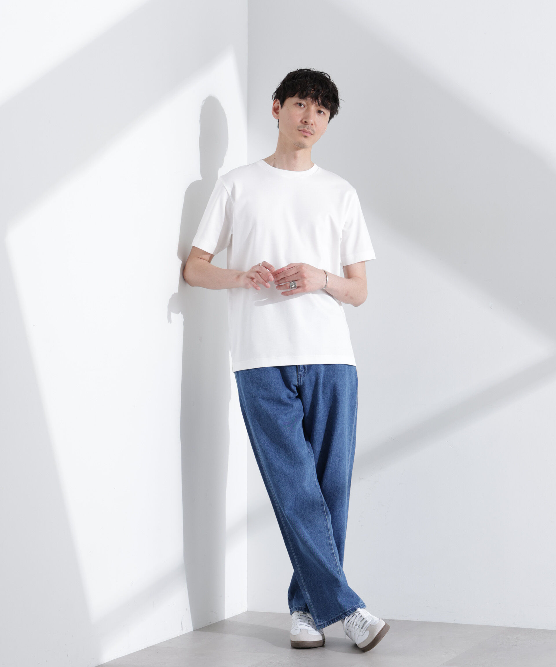  「アンチスメル クルーネックTシャツ 半袖」|Tシャツ・カットソー|