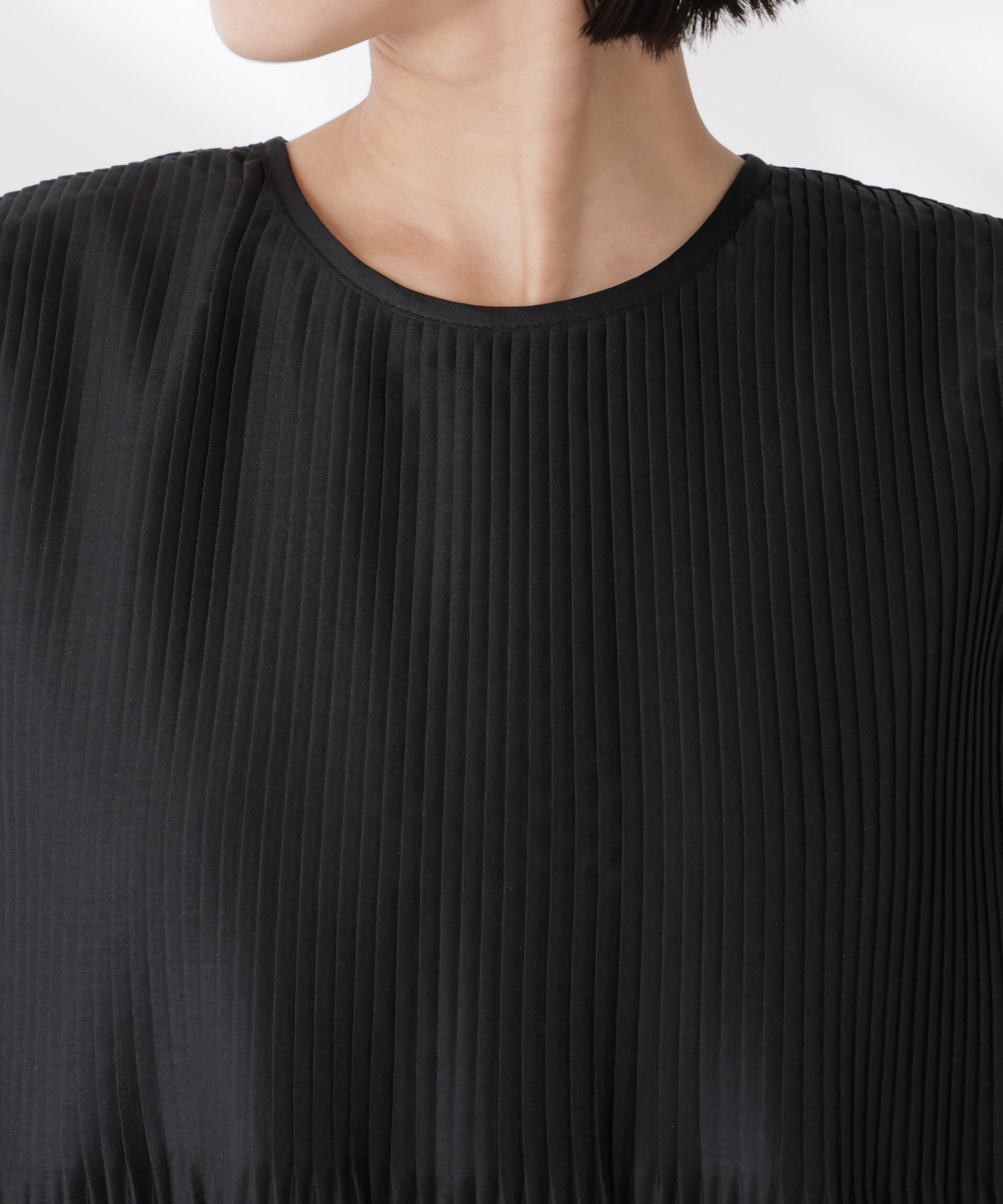 nano･universe「ノースリーブプリーツブラウス」|シャツ・ブラウス|