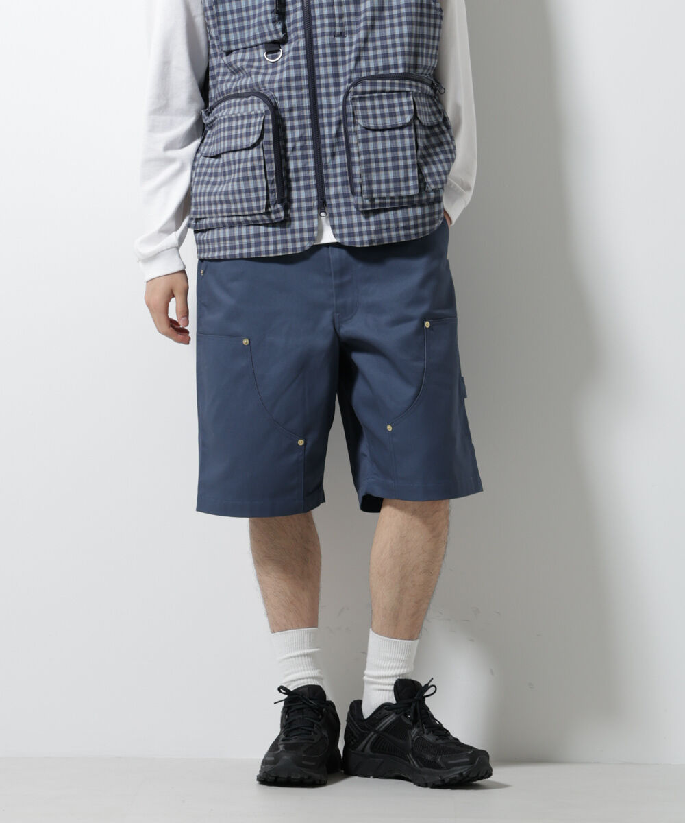 nano･universe「Dickies/別注 Dickies ダブルニー ショーツ」|チノ|ブルーグレー5
