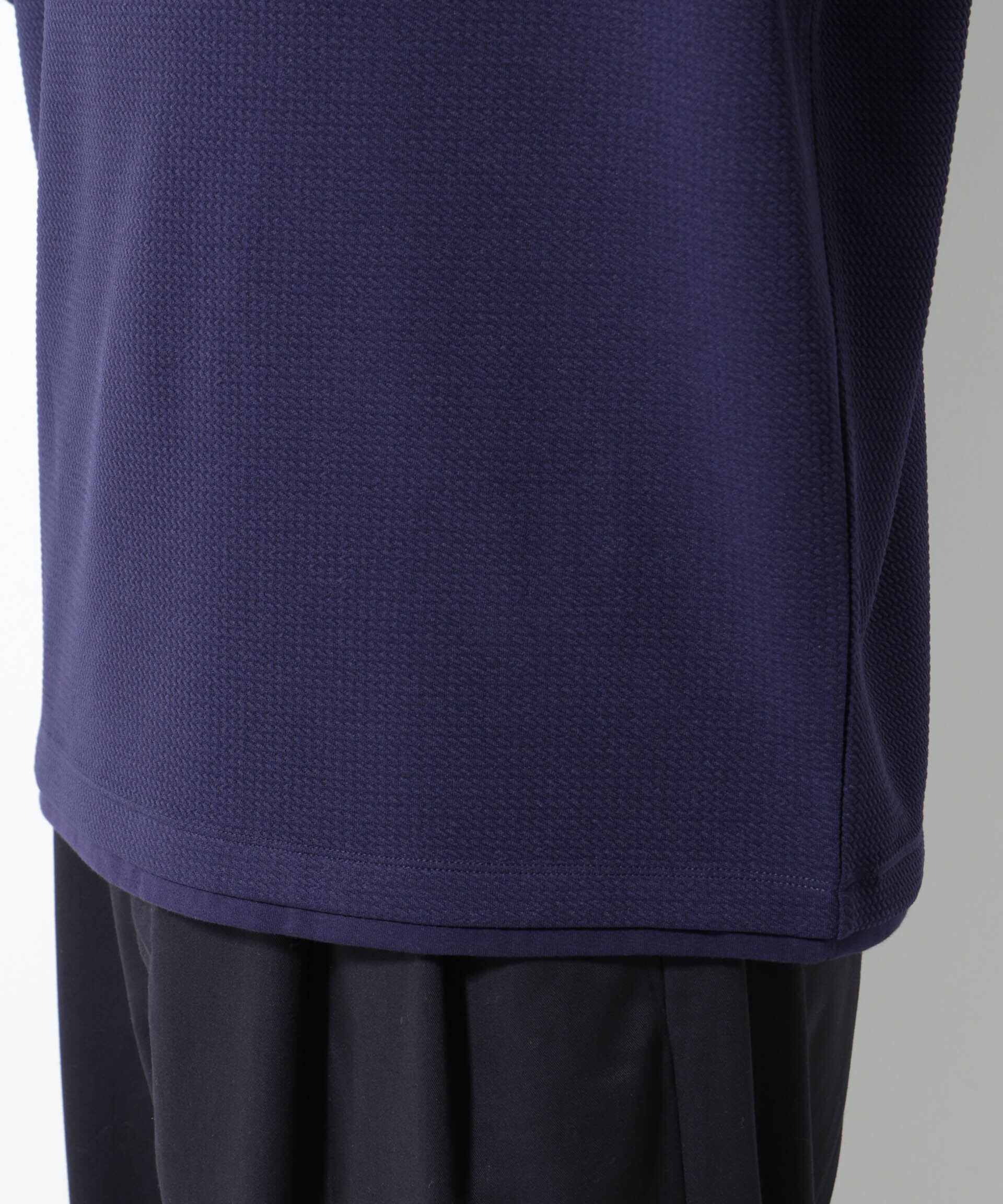 nano･universe「フェイクレイヤードキーネックTシャツ 半袖」|Tシャツ・カットソー|