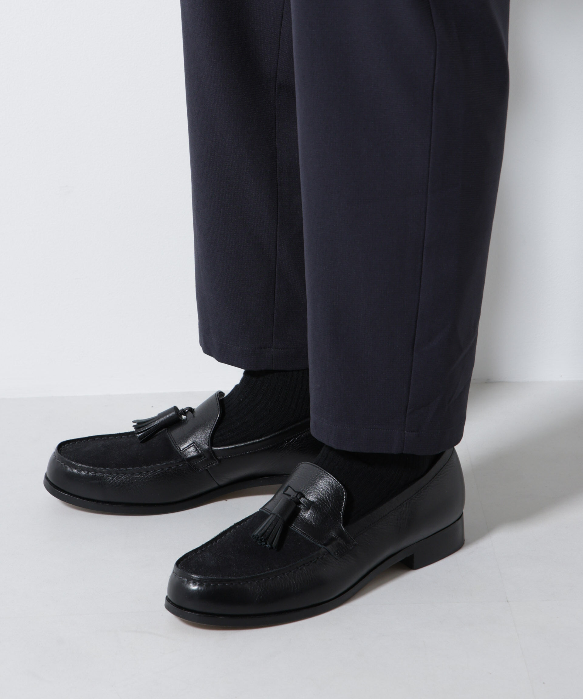 nano･universe「DotAir(R)ミニホールストレッチイージーパンツ/吸水速乾(セットアップ可)」|チノ|