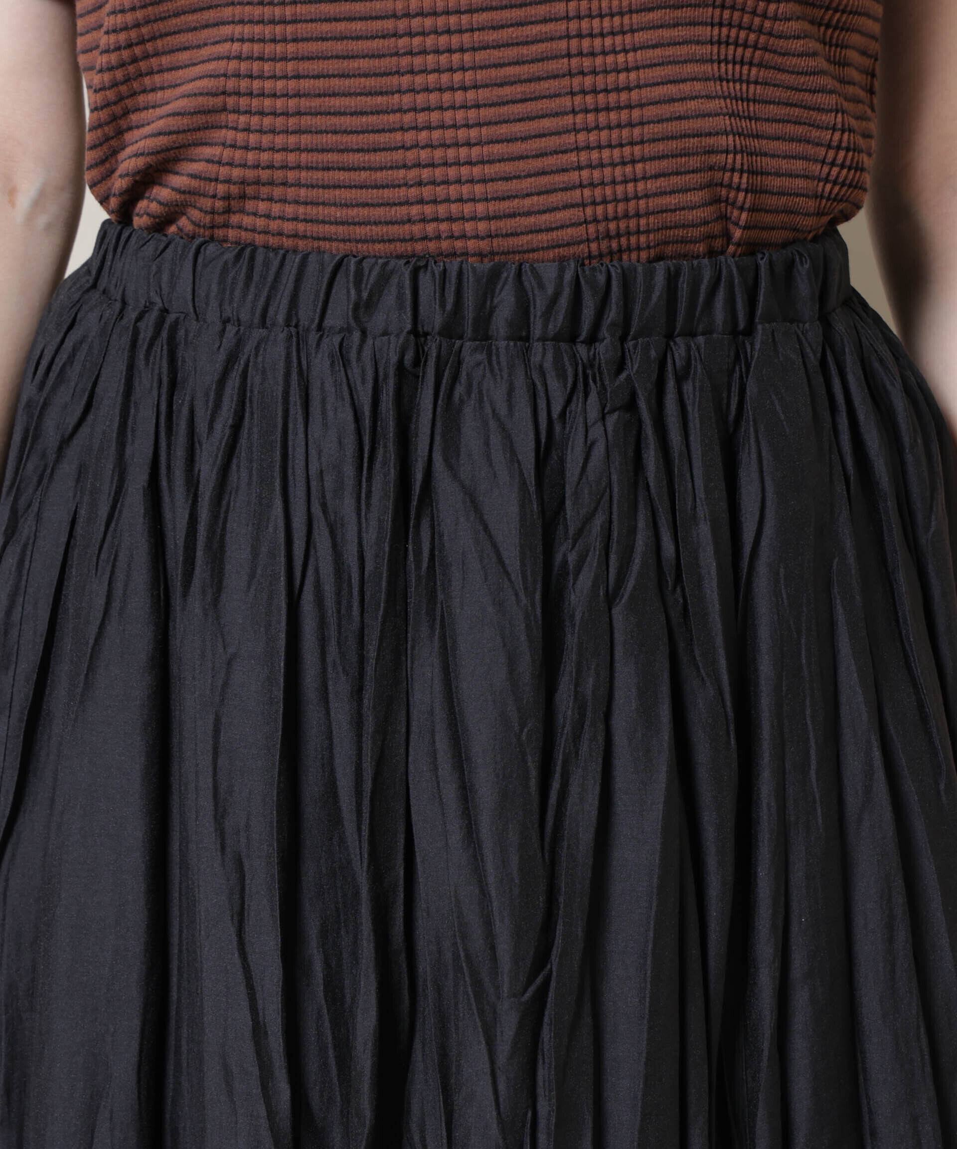 nano･universe「クリンクルシアースカート」|スカート|