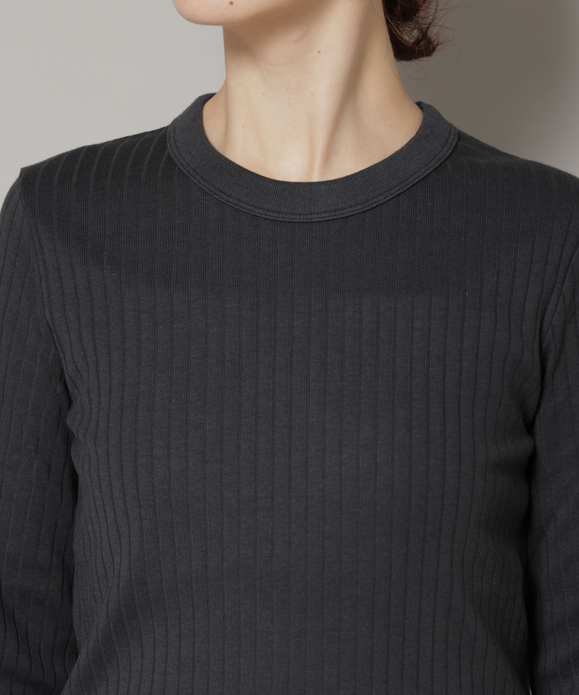 nano･universe「Anti Soaked(Ｒ) 汗染み防止リブロンＴ」|Tシャツ・カットソー|