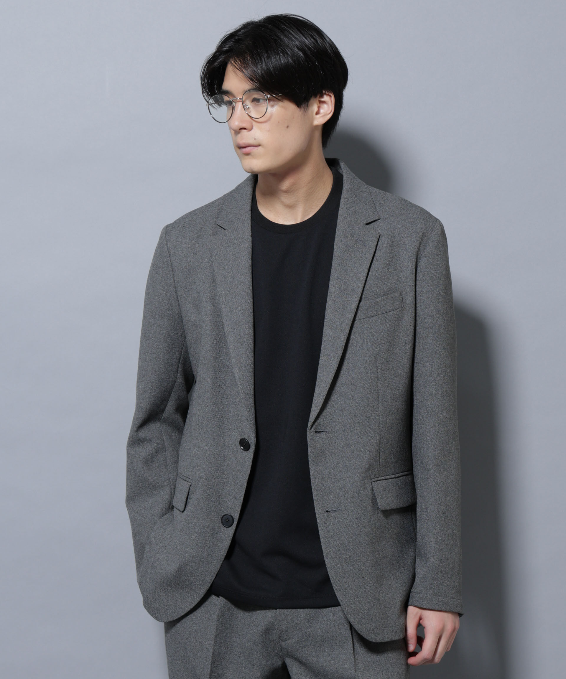 nano･universe「「Damerino」LANATEC(R)メランジオックスストレッチセットアップ」|スーツ|