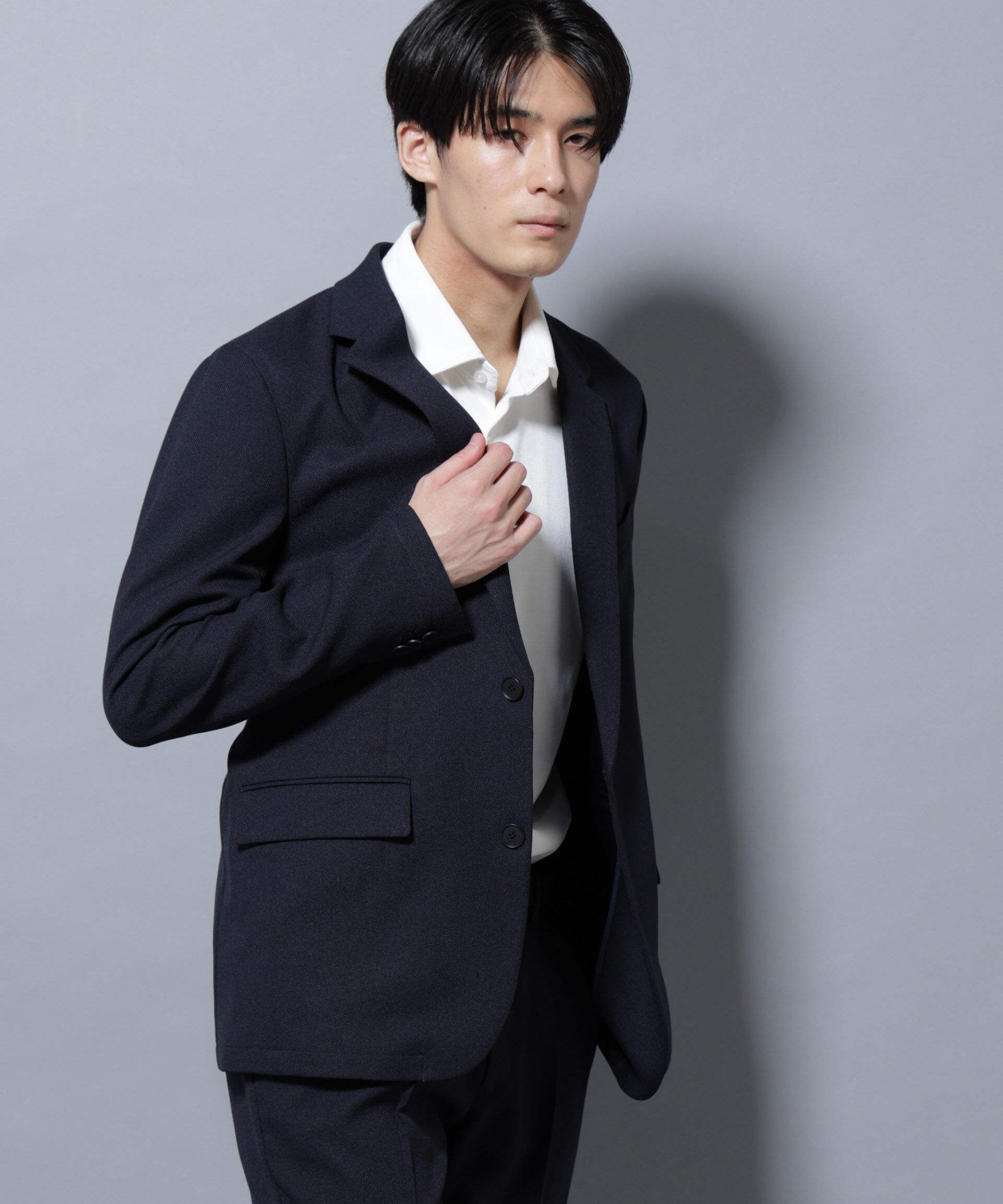 nano･universe「「Damerino」LANATEC(R)メランジオックスストレッチセットアップ」|スーツ|