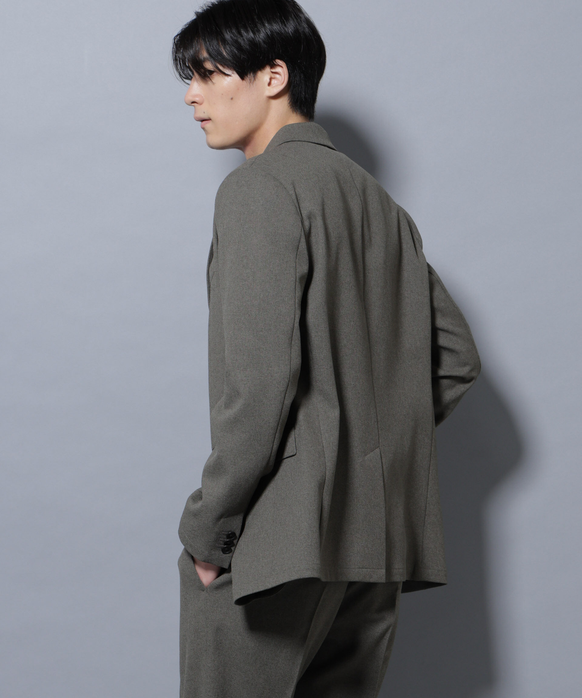 nano･universe「「Damerino」LANATEC(R)メランジオックスストレッチセットアップ」|スーツ|