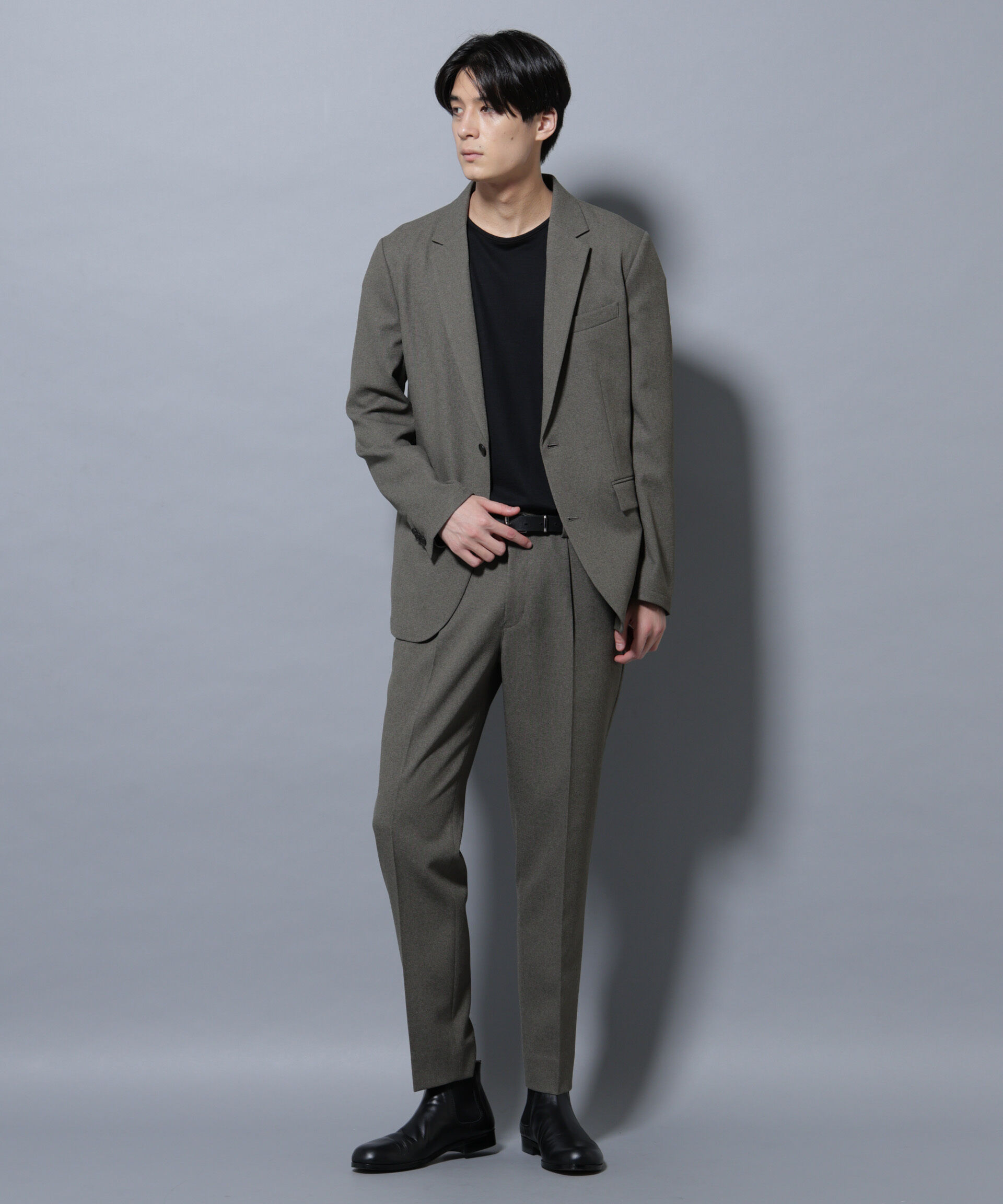 nano･universe「「Damerino」LANATEC(R)メランジオックスストレッチセットアップ」|スーツ|