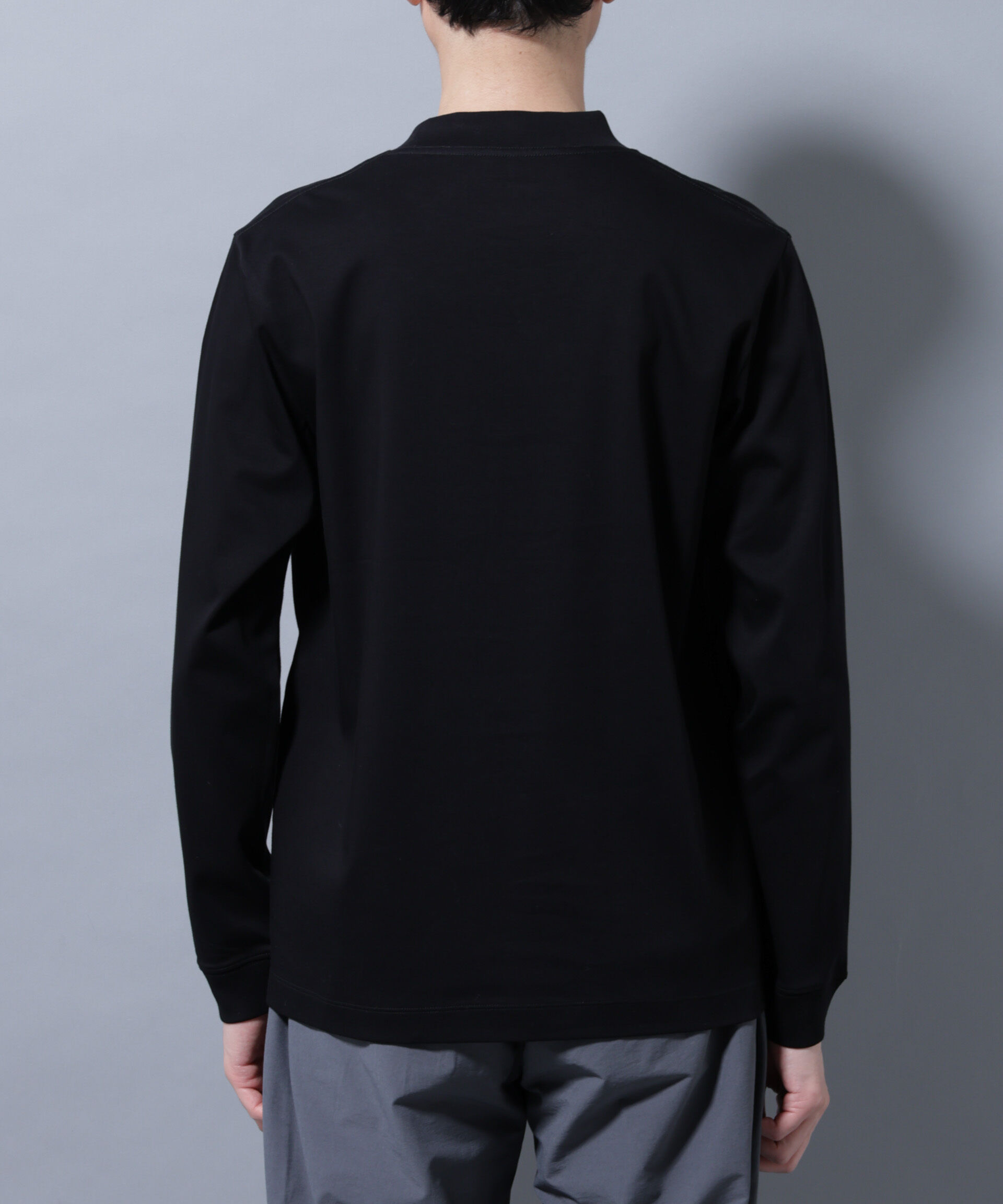 nano･universe「アンチスメルモックネックTシャツ 長袖」|Tシャツ・カットソー|