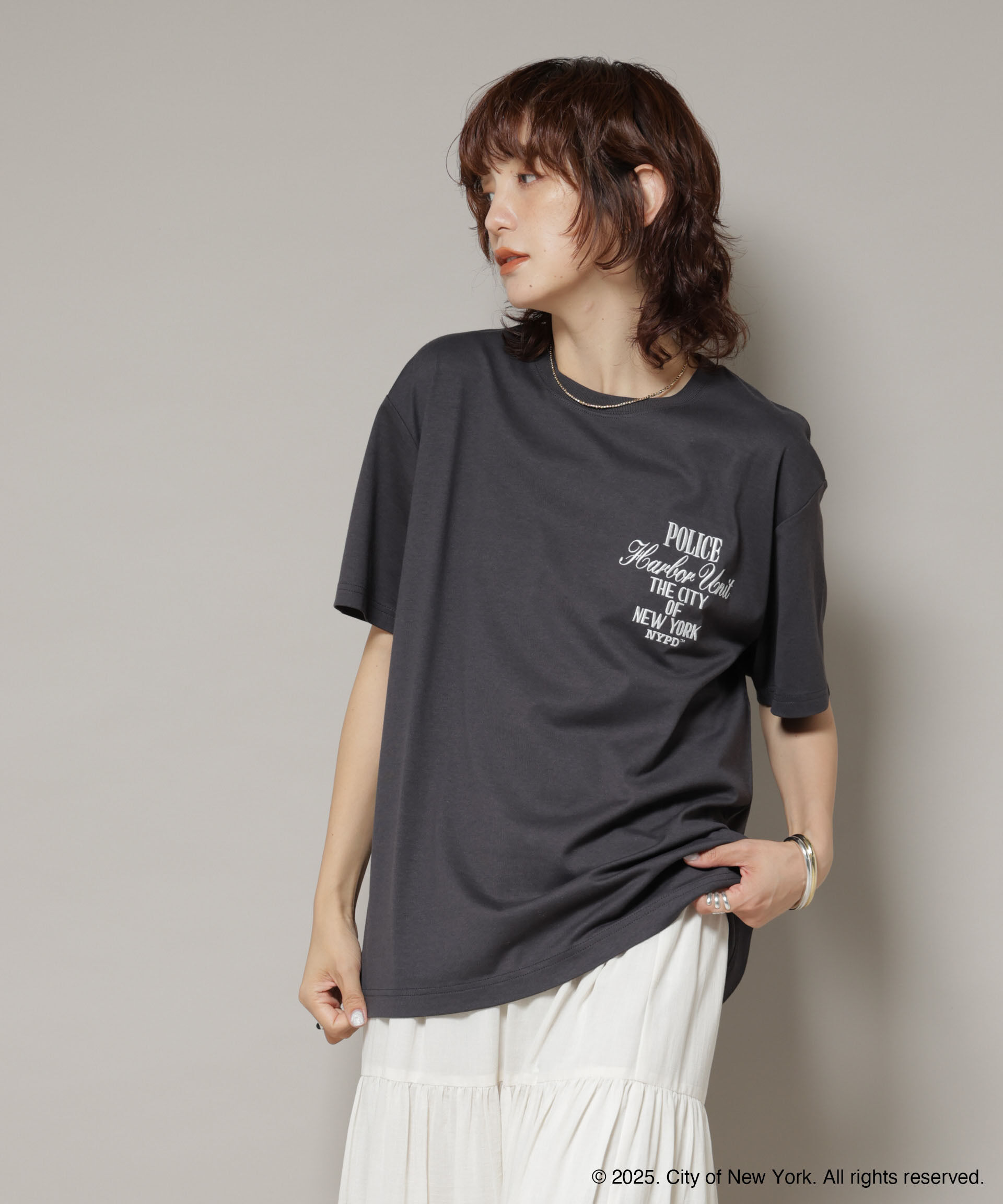 nano･universe「GOOD ROCK SPEED&times;Anti Soaked(R) 汗染み防止 NYC Tシャツ」|Tシャツ・カットソー|