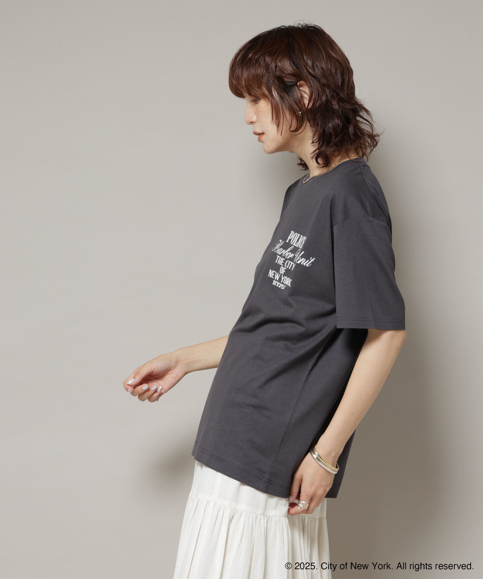 nano･universe「GOOD ROCK SPEED&times;Anti Soaked(R) 汗染み防止 NYC Tシャツ」|Tシャツ・カットソー|
