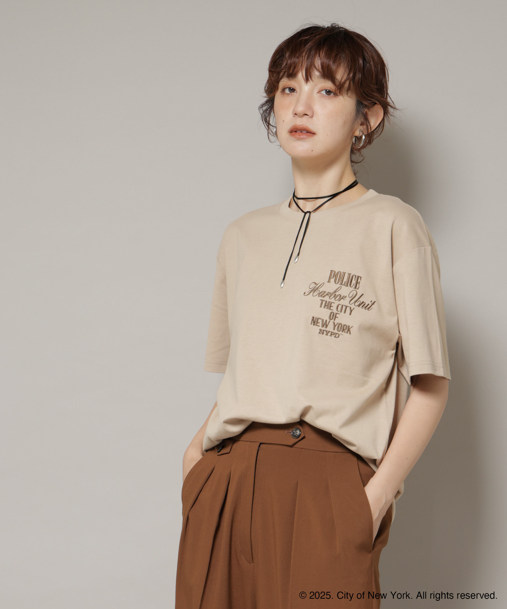 nano･universe「GOOD ROCK SPEED&times;Anti Soaked(R) 汗染み防止 NYC Tシャツ」|Tシャツ・カットソー|