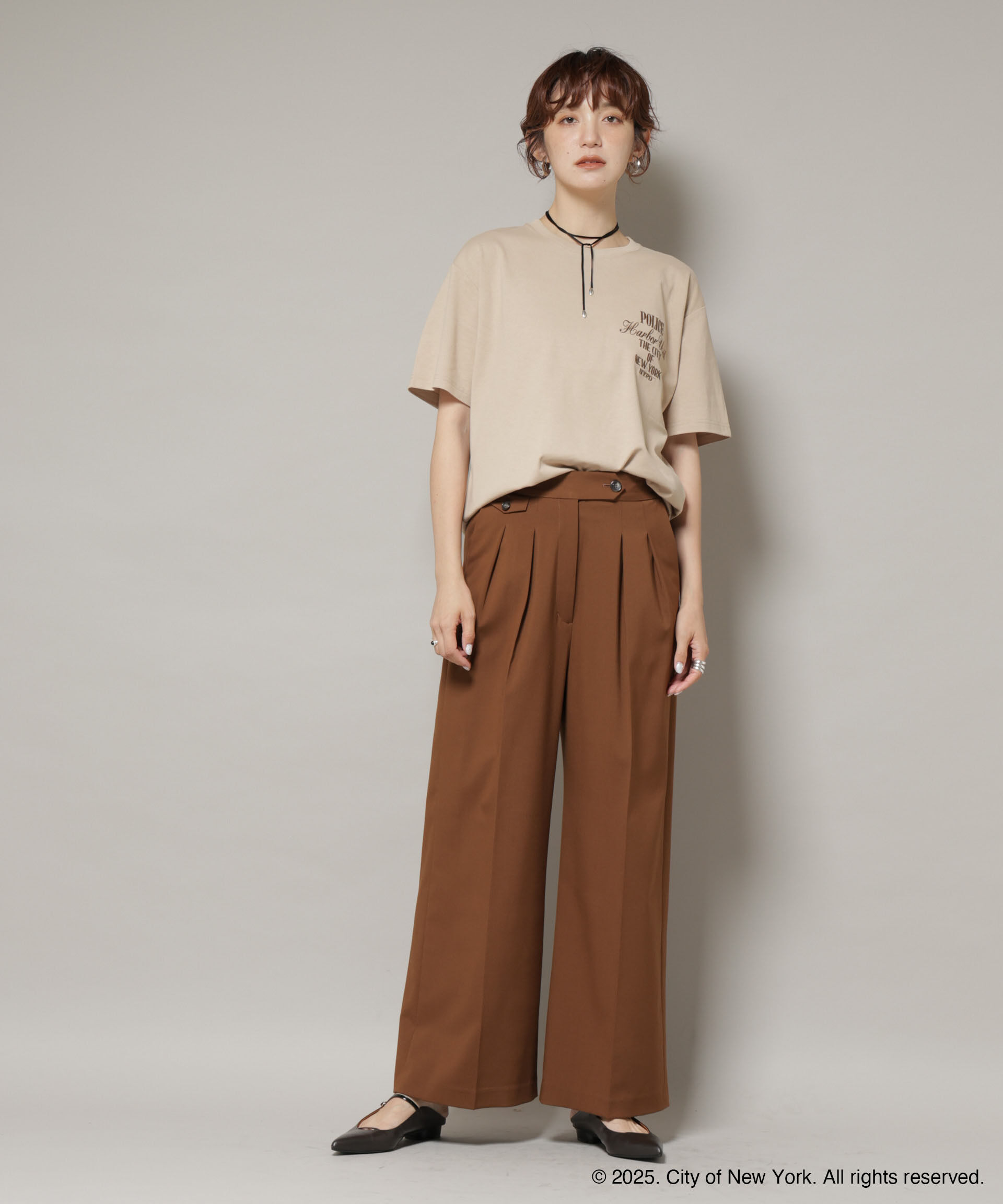 nano･universe「GOOD ROCK SPEED&times;Anti Soaked(R) 汗染み防止 NYC Tシャツ」|Tシャツ・カットソー|