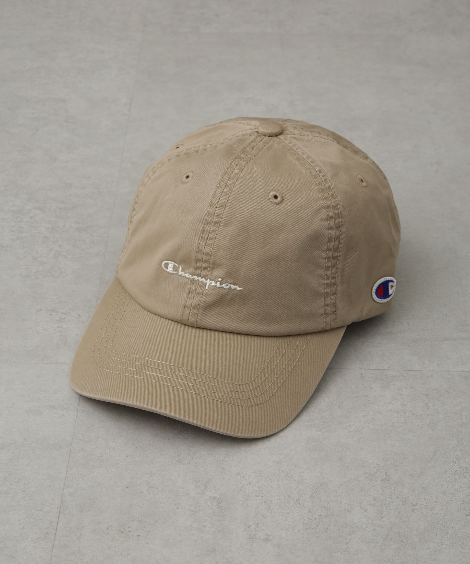 nano･universe「Champion/ウォッシュツイルハイキャップ」|キャップ・キャスケット|L.ブラウン1