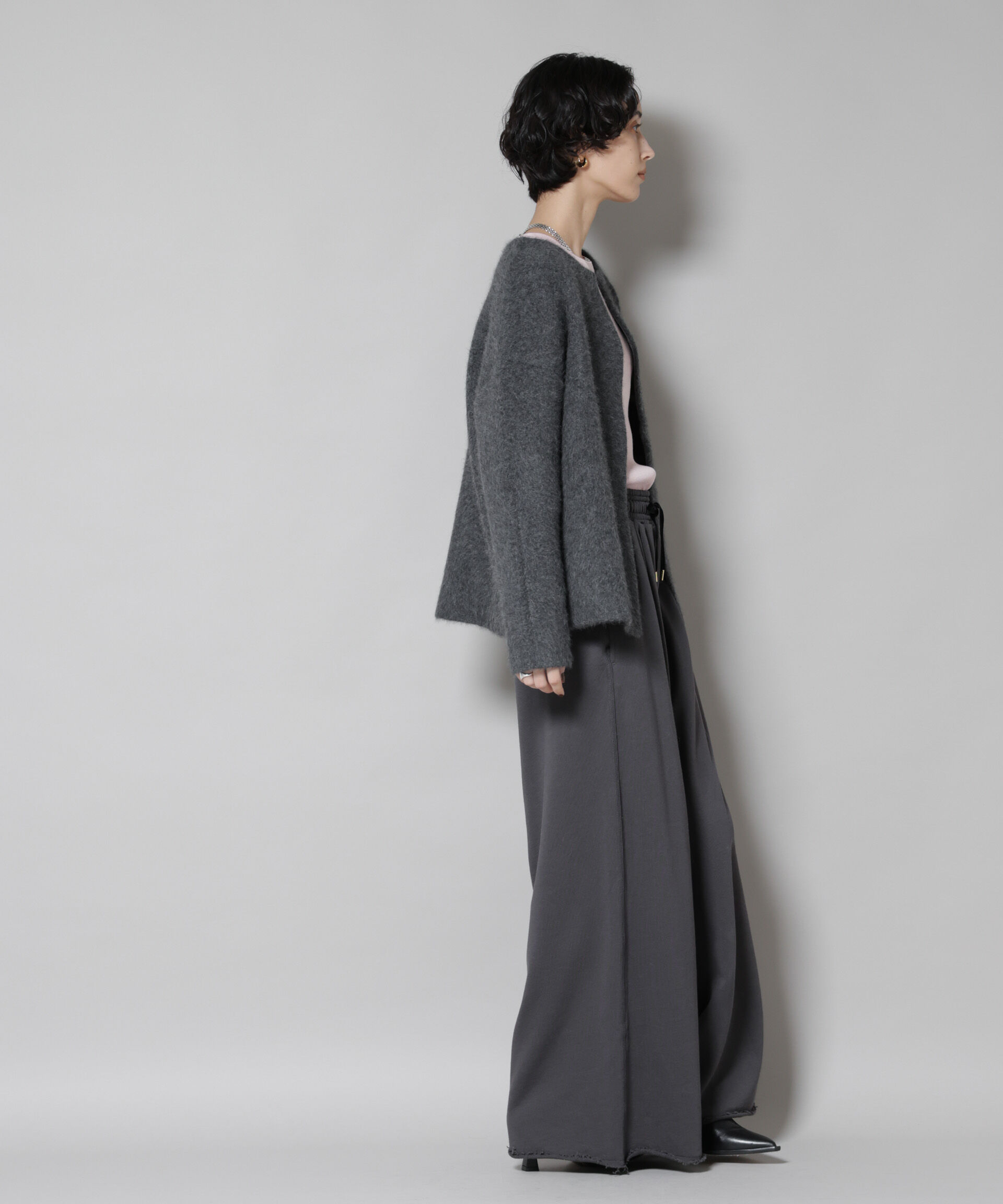 nano･universe「ウォッシャブルフォックスリバーニットジャケット」|ニット・セーター|