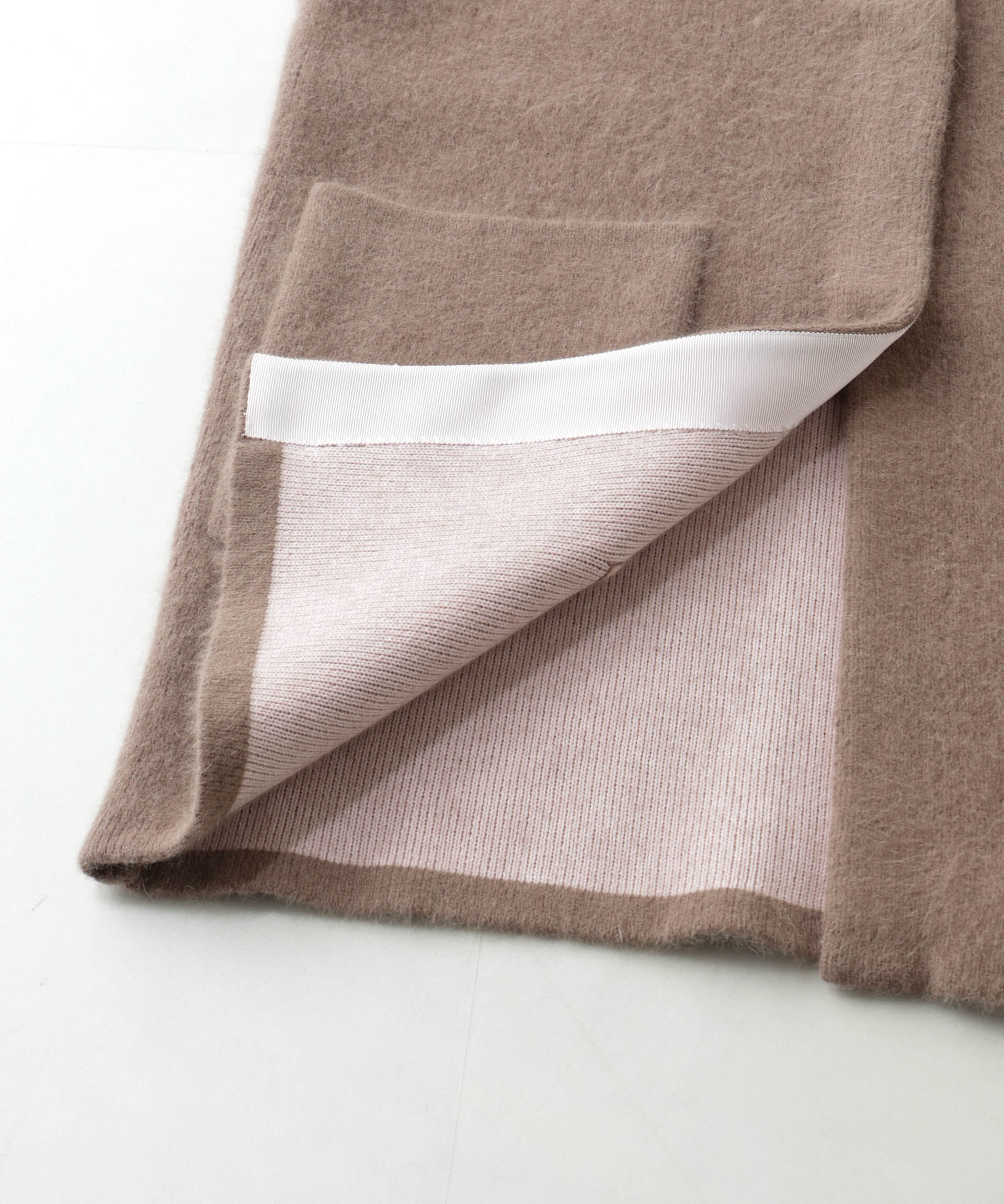 nano･universe「ウォッシャブルフォックスリバーニットジャケット」|ニット・セーター|