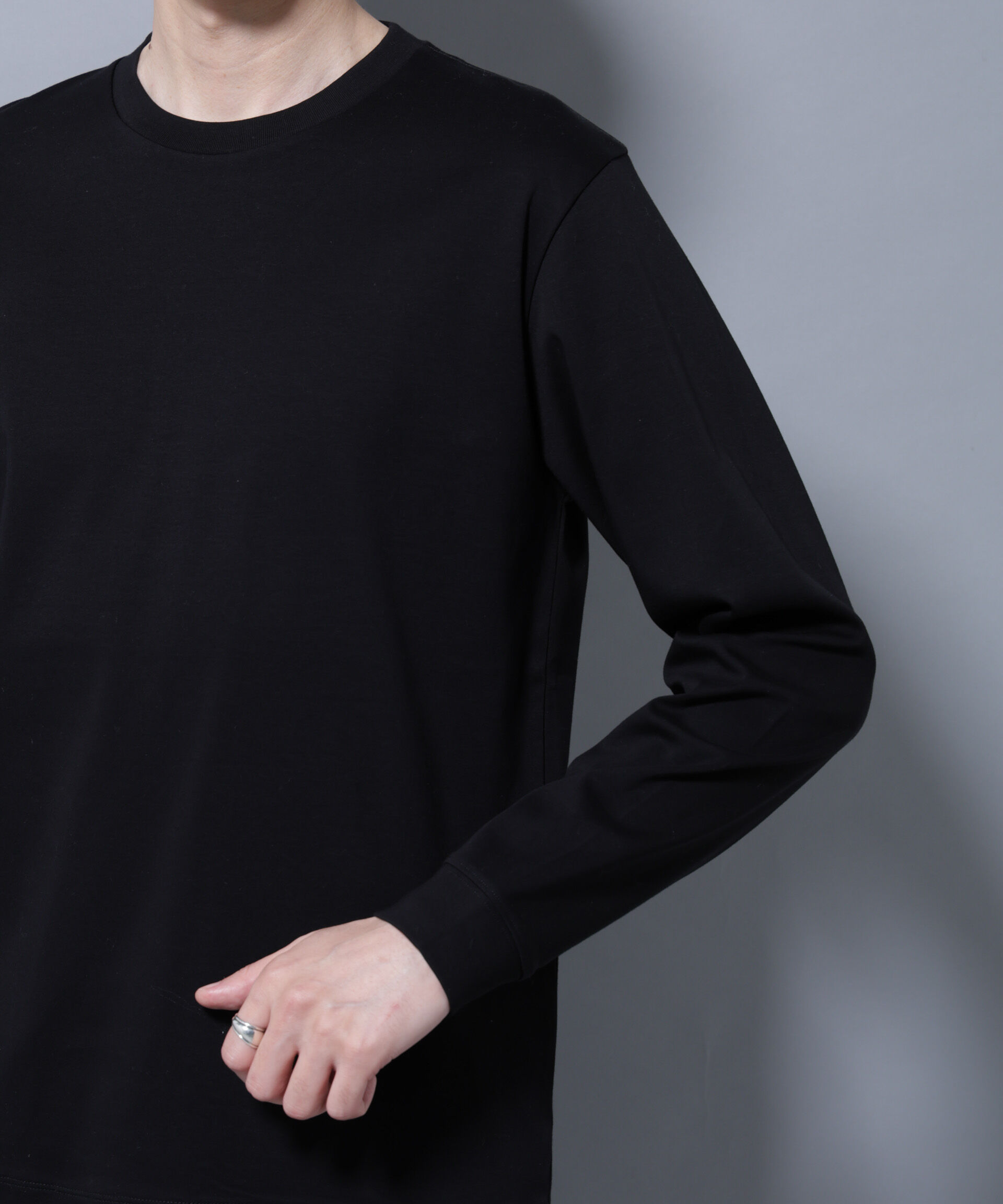 nano･universe「アンチスメルクルーネックTシャツ 長袖」|Tシャツ・カットソー|