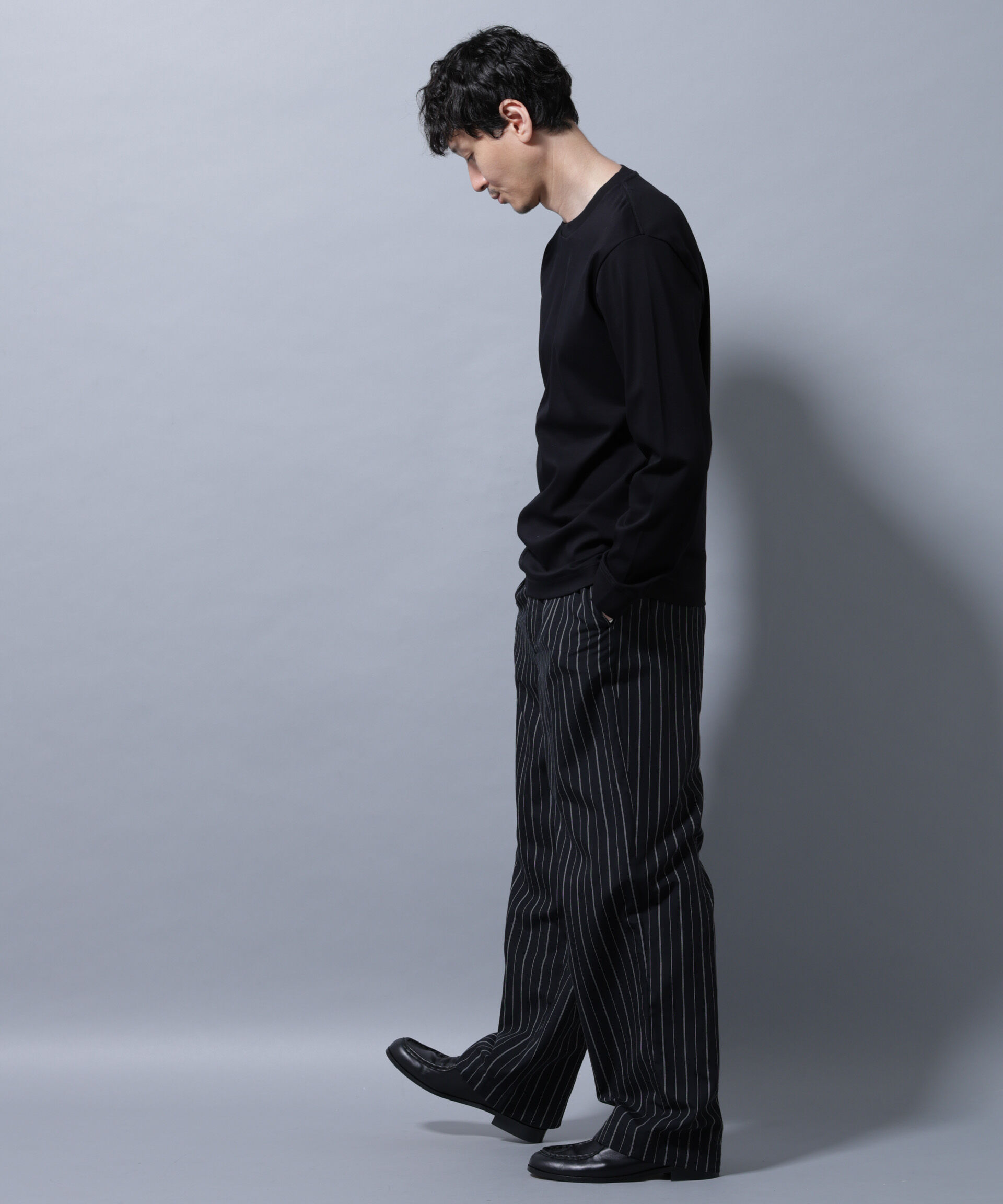 nano･universe「アンチスメルクルーネックTシャツ 長袖」|Tシャツ・カットソー|