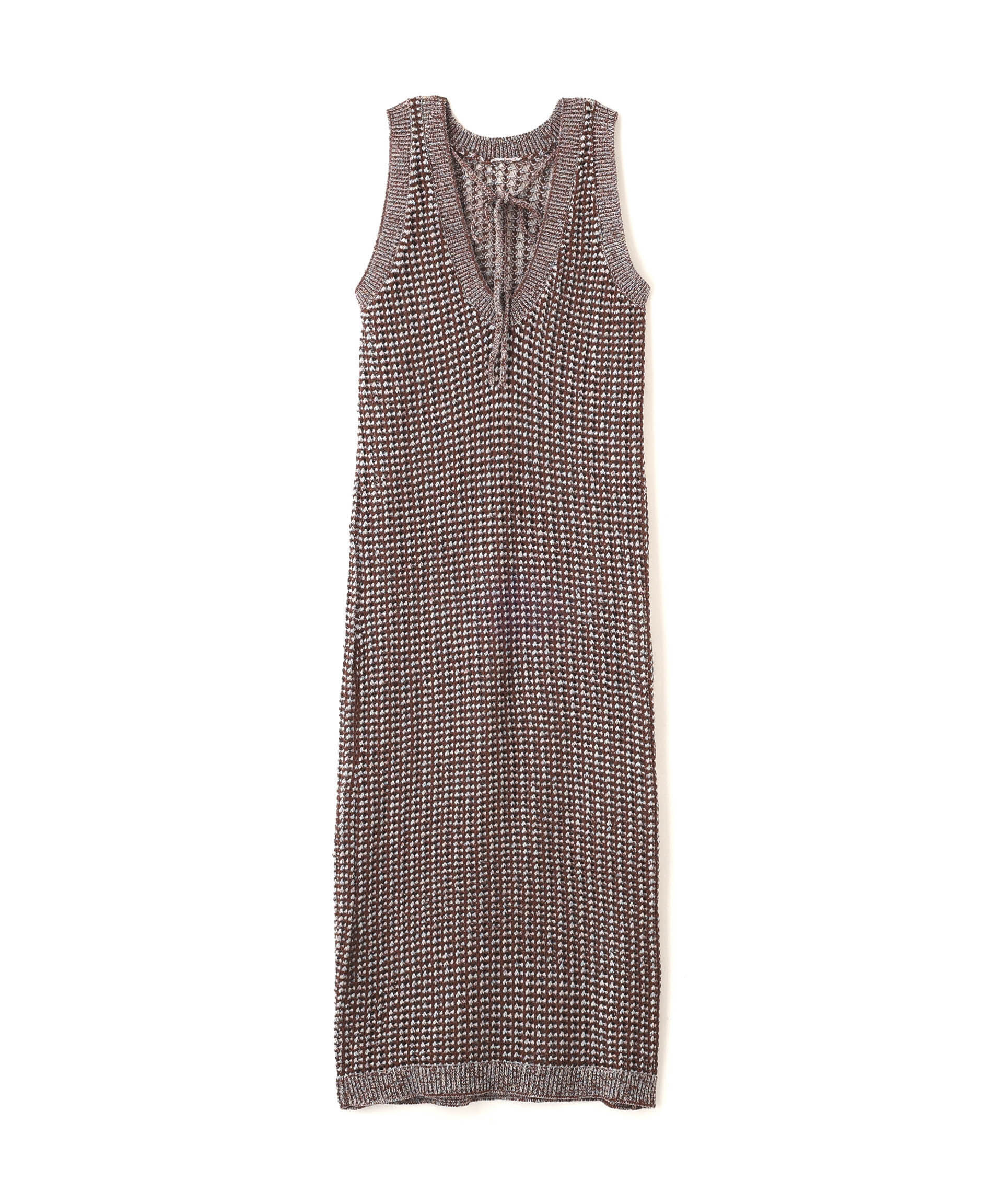 nano･universe「「STEVELOUR」シャイニーレースニットワンピース」|ニット・セーター|