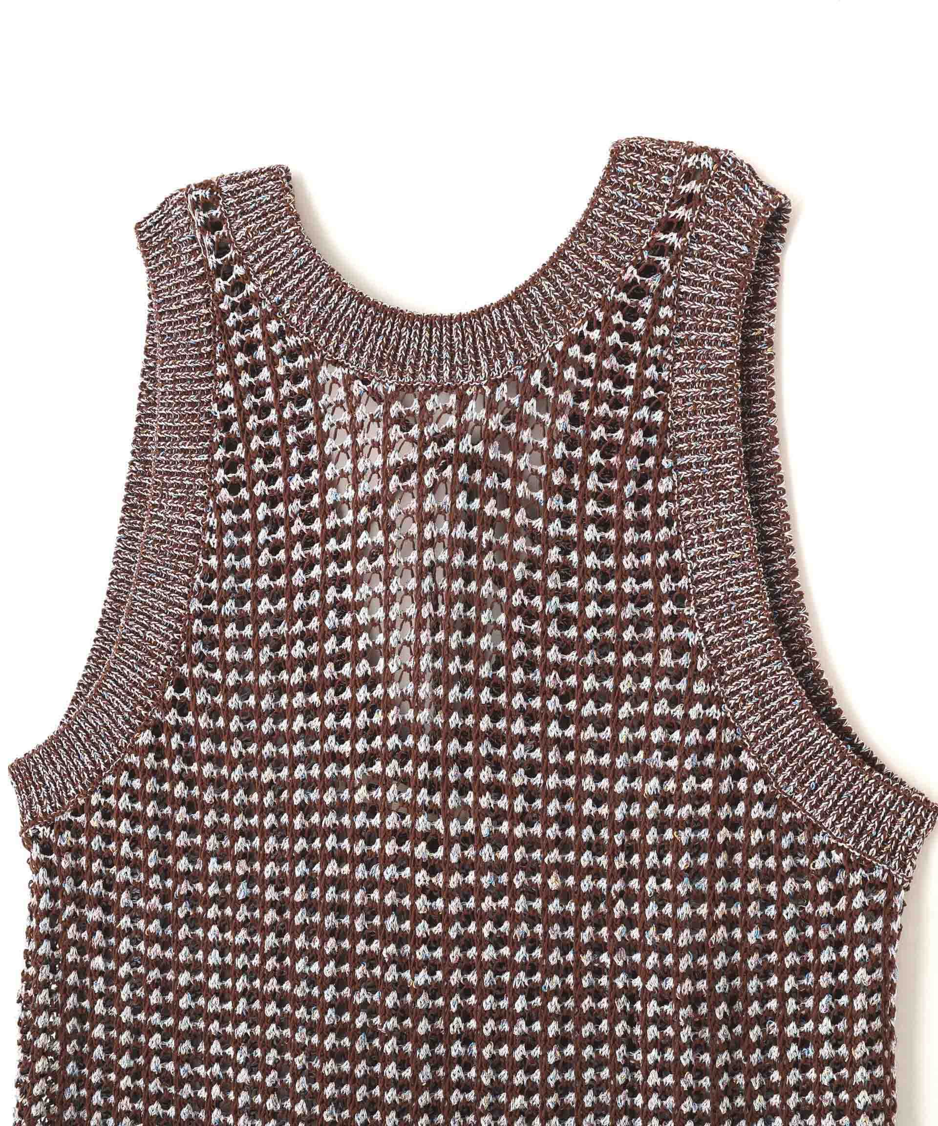 nano･universe「「STEVELOUR」シャイニーレースニットワンピース」|ニット・セーター|