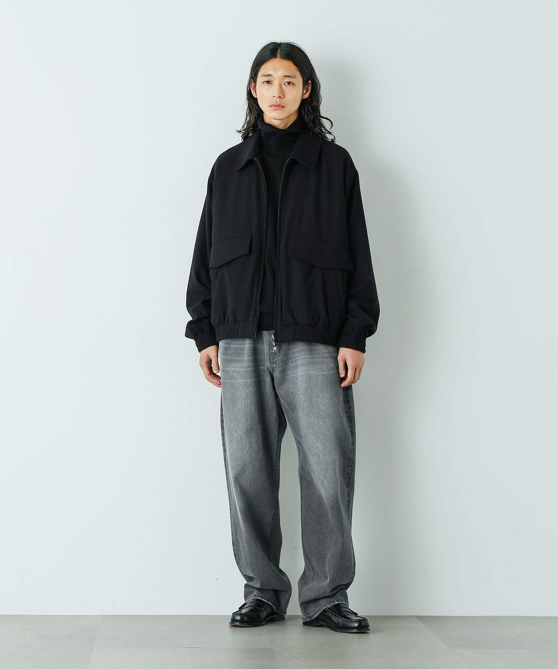 nano･universe「｢HOTEL PALACE｣ ショルダーデザインステッチタートルネックニット」|ニット・セーター|