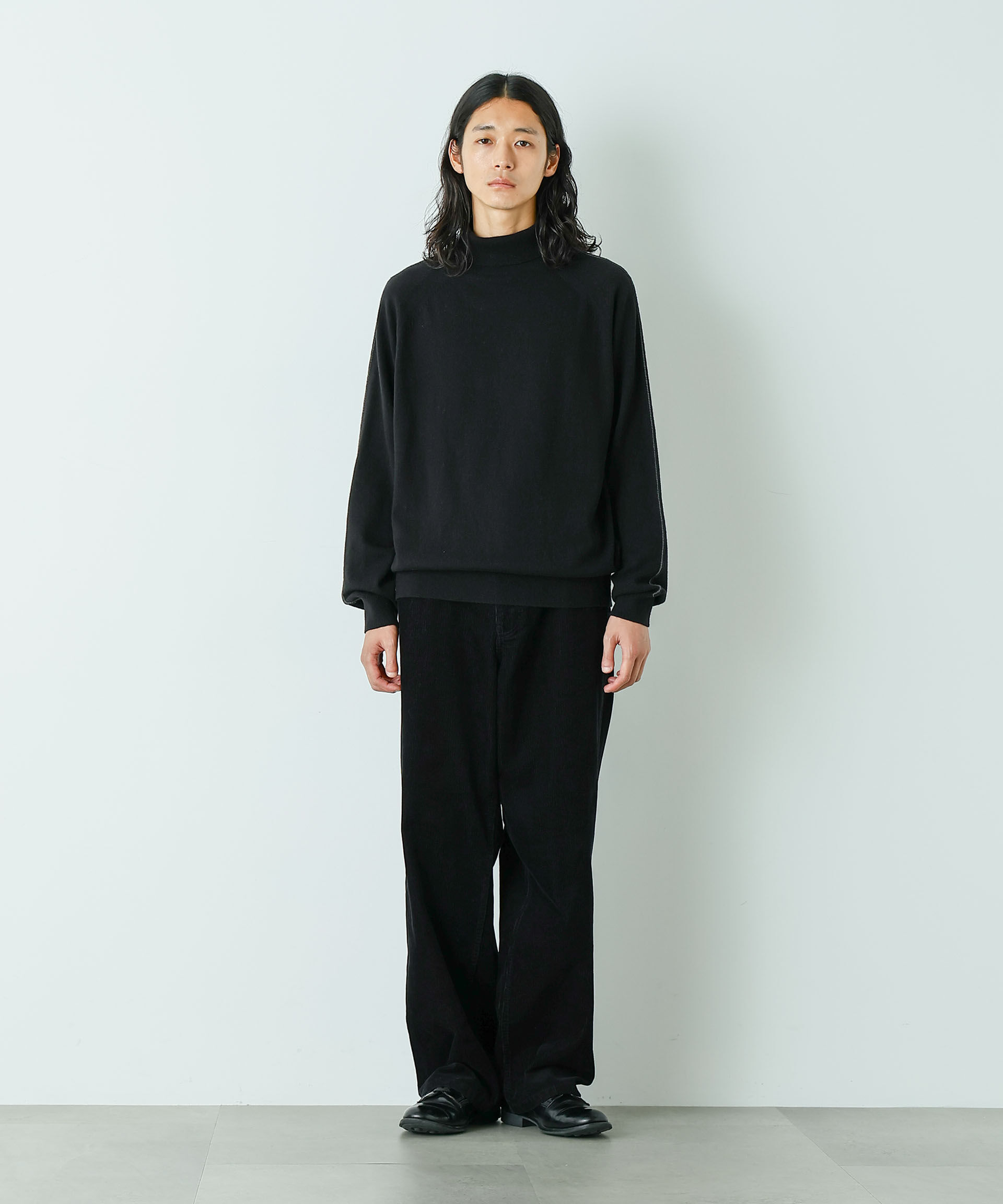 nano･universe「｢HOTEL PALACE｣ ショルダーデザインステッチタートルネックニット」|ニット・セーター|