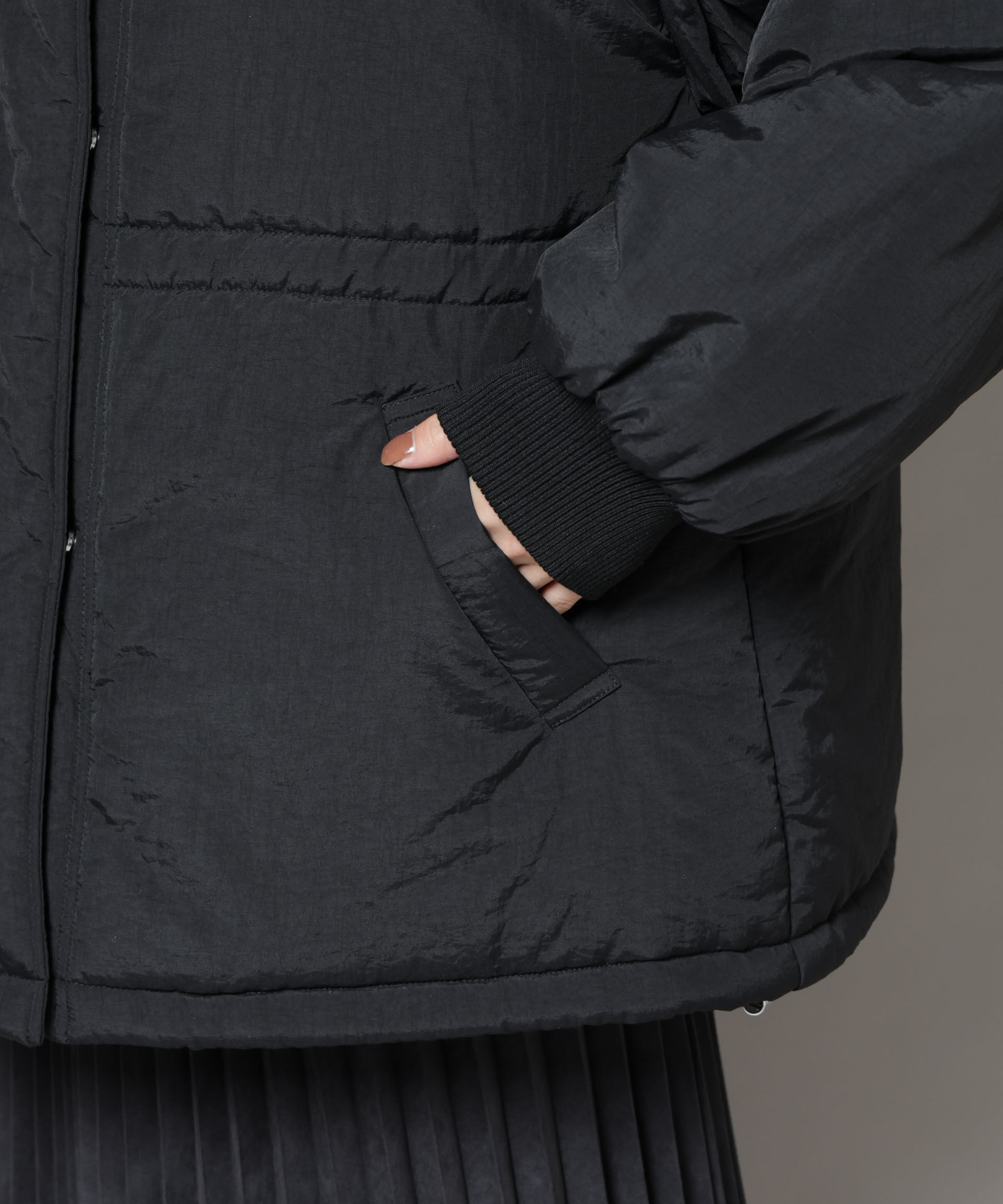 nano･universe「撥水加工・機能中綿 ２wayベスト＆スタンドジップブルゾン」|その他|