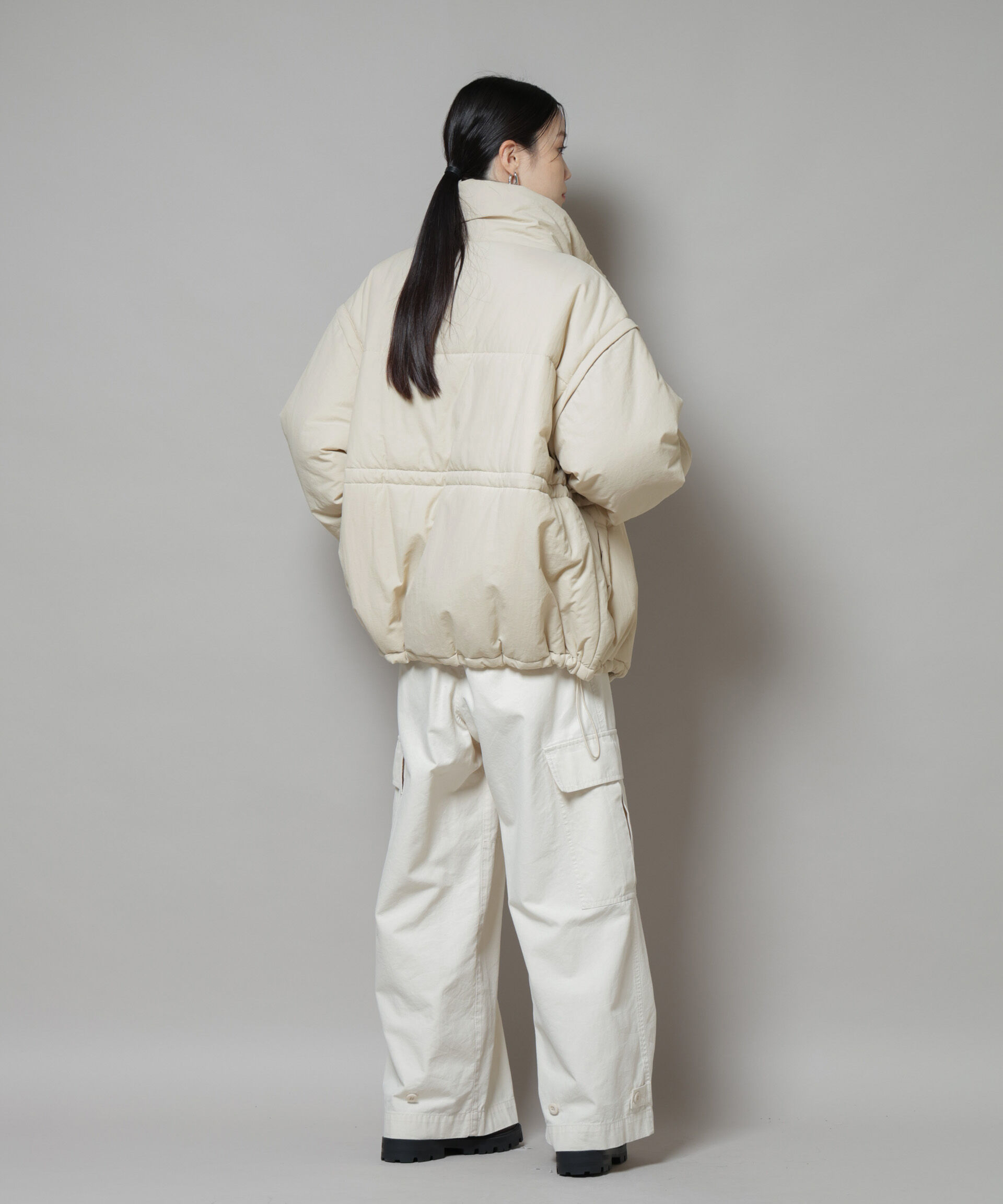 nano･universe「撥水加工・機能中綿 ２wayベスト＆スタンドジップブルゾン」|その他|