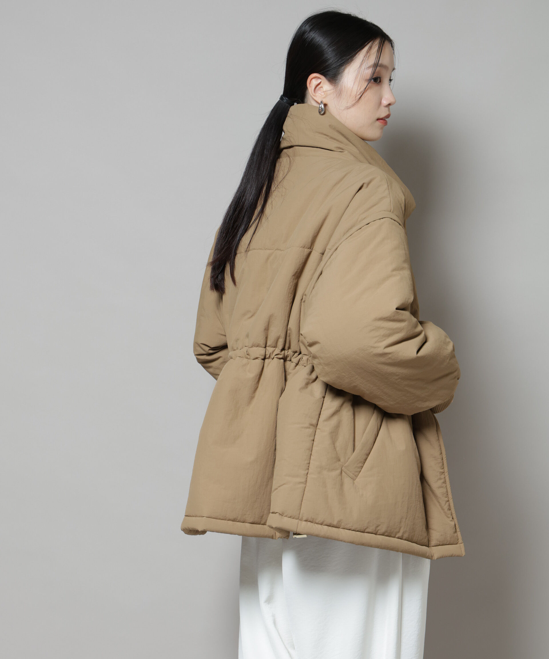 nano･universe「撥水加工・機能中綿 ２wayベスト＆スタンドジップブルゾン」|その他|