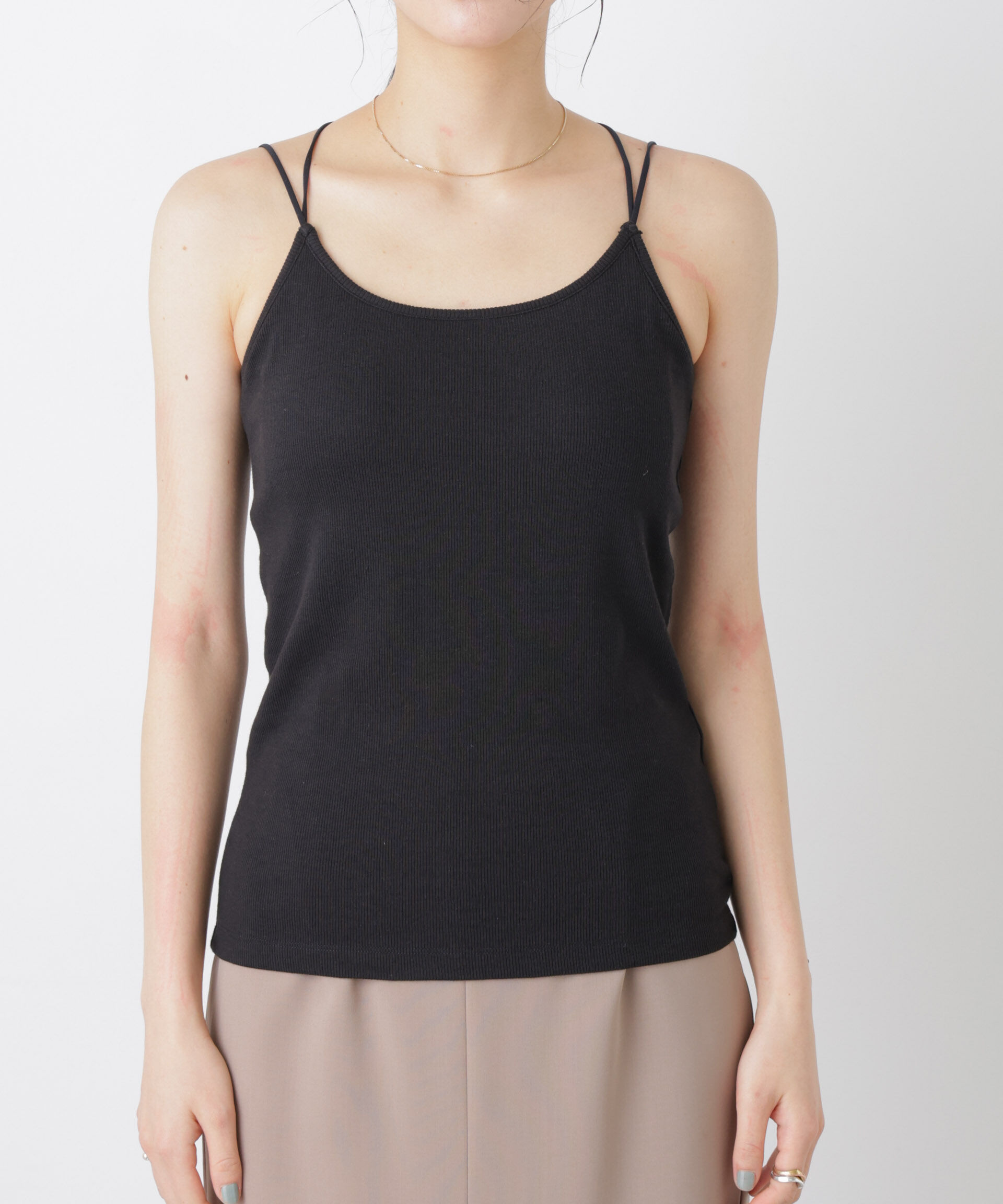 nano･universe「カップ付きバッククロスキャミソール」|Tシャツ・カットソー|