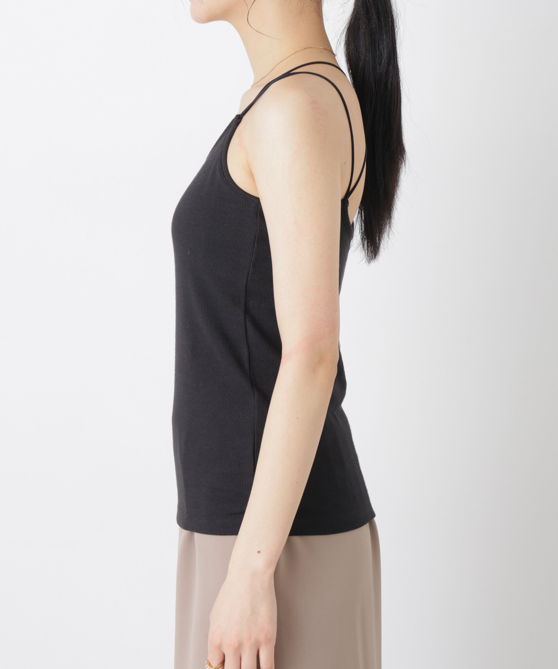 nano･universe「カップ付きバッククロスキャミソール」|Tシャツ・カットソー|