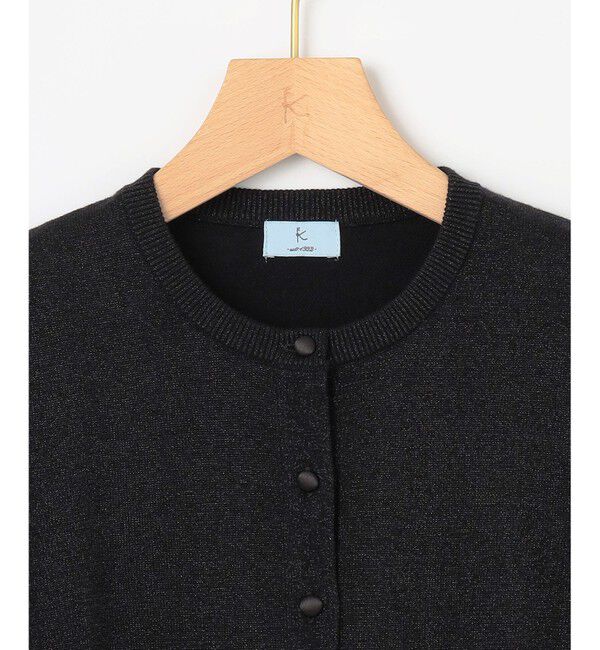 組曲「【WEB限定・2SET】5分袖ラメ入りアンサンブルニット」|カーディガン|