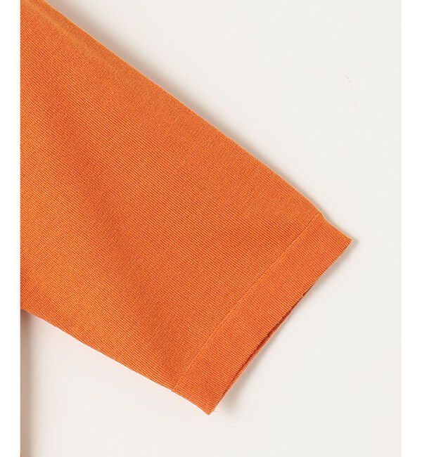 自由区「【アンサンブル対応・洗える】ウールシルク5分袖 ニット」|ニット・セーター|