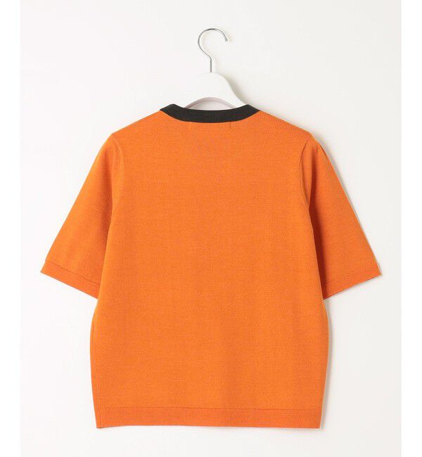 自由区「【アンサンブル対応・洗える】ウールシルク5分袖 ニット」|ニット・セーター|