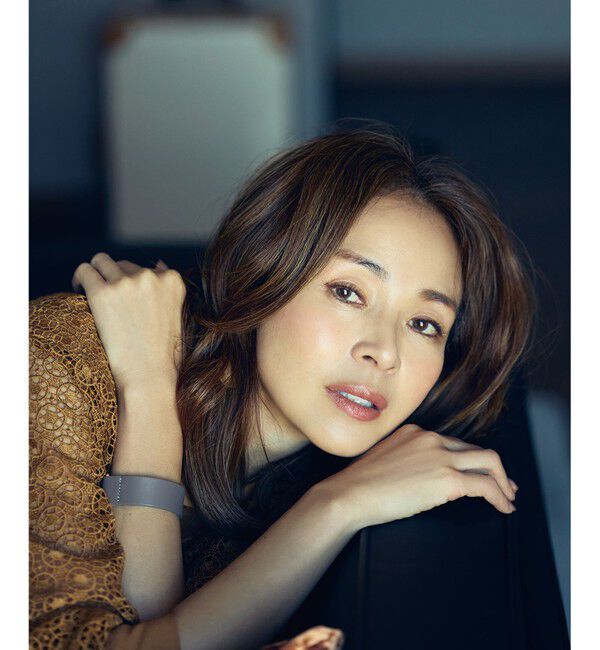 自由区「【SHIHOさん着用・洗える】ジオメトリックフラワーレースクロップド丈シャツ ブラウス」|シャツ・ブラウス|