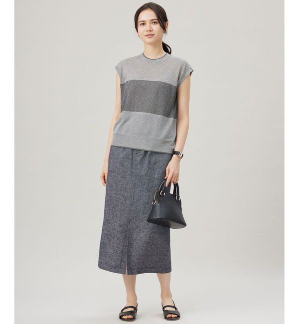 自由区「【カタログ掲載・アンサンブル対応・洗える】ラメシアープルオーバー ニット」|ニット・セーター|