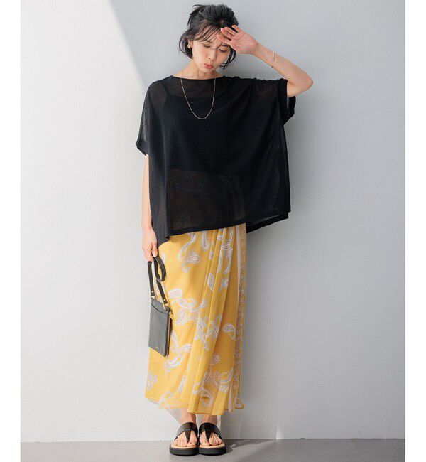 23区「【洗える】ライトシアーニット プルオーバー」|ニット・セーター|