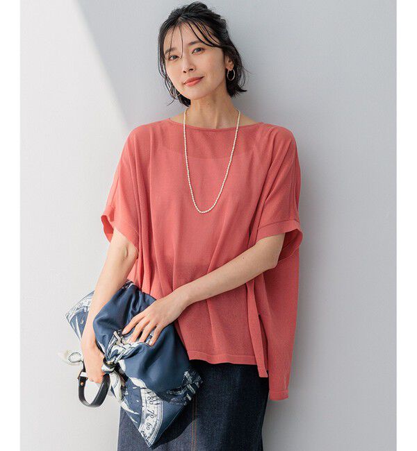 23区「【洗える】ライトシアーニット プルオーバー」|ニット・セーター|ｵｰﾙﾄﾞﾛ