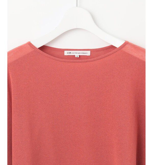 23区「【洗える】ライトシアーニット プルオーバー」|ニット・セーター|