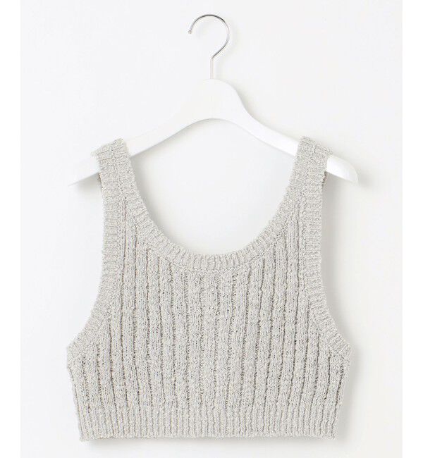 23区「【SLOW/一部店舗限定】リボンヤーン ニット ビスチェ」|ベスト・ジレ|