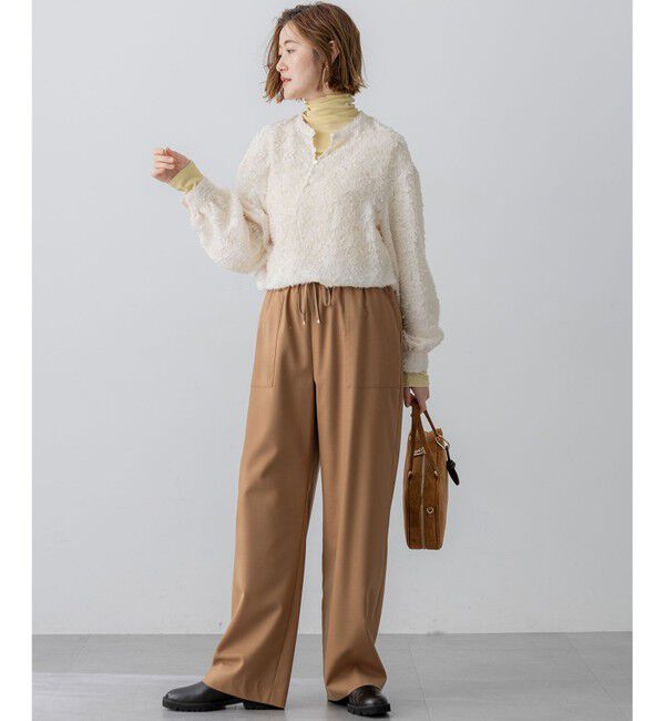 23区「【SLOW/一部店舗限定】シアーフライス タートルネック カットソー」|Tシャツ・カットソー|