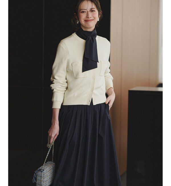 23区「【滝沢眞規子さん着用/Oggi掲載】ストレッチライトタイプライター 2WAY ボウタイブラウス」|シャツ・ブラウス|