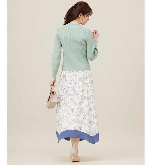 any SiS「【アンサンブル対応】バイカラーリブ ニット」|ニット・セーター|