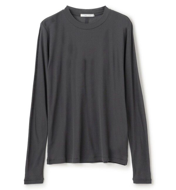 BEIGE,「【洗える】SORE / コットンシアークルーネックカットソー」|Tシャツ・カットソー|