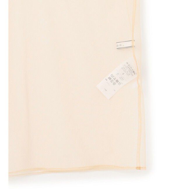 BEIGE,「【洗える・Oggi 6月号掲載】SILENE / オーバーサイズチュールブラウス」|シャツ・ブラウス|